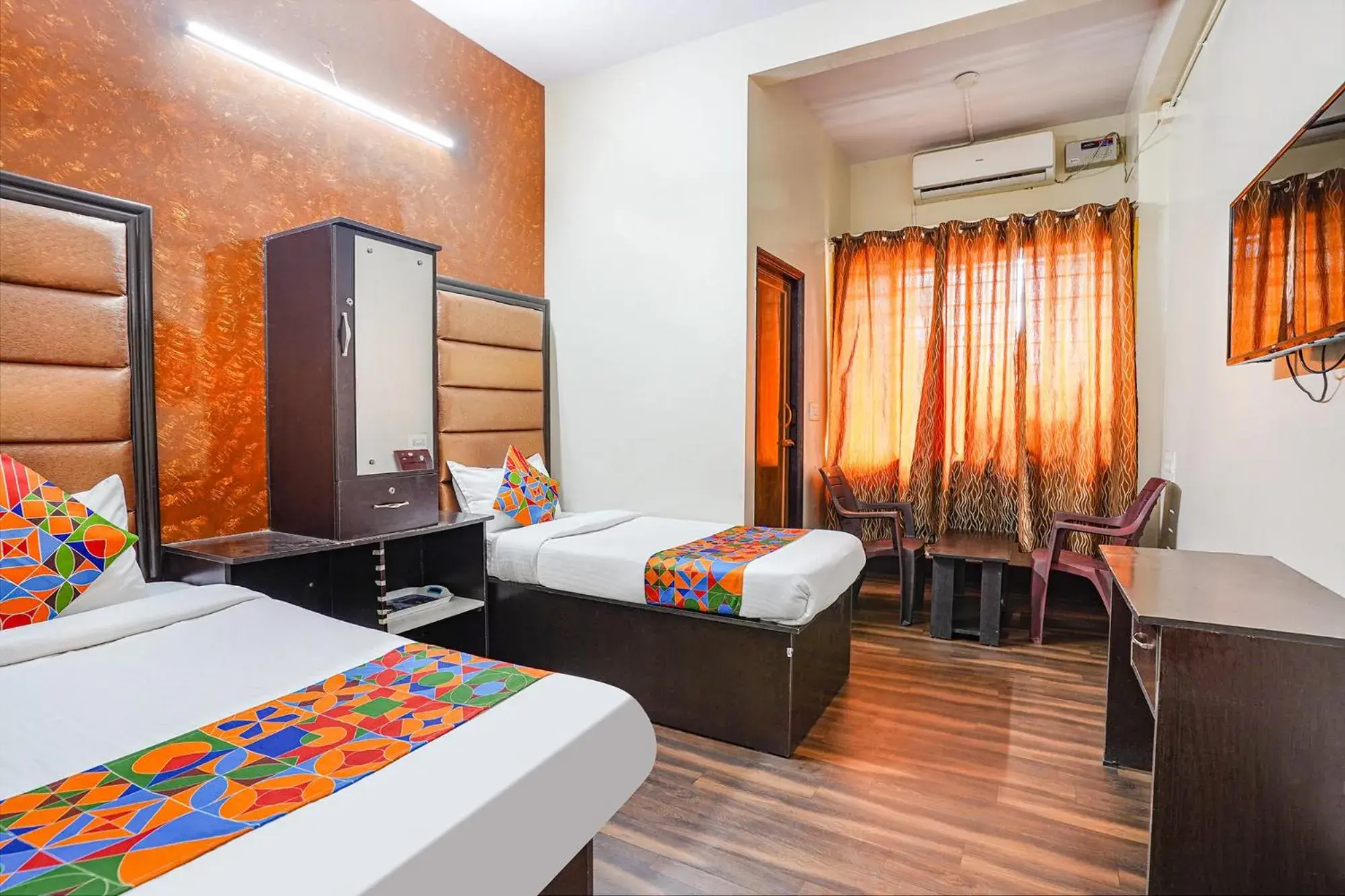 Bed in FabHotel Pavithraa Edition - Nr Yeshwantpur Circle Bed in FabHotel Pavithraa Edition - Nr Yeshwantpur Circle