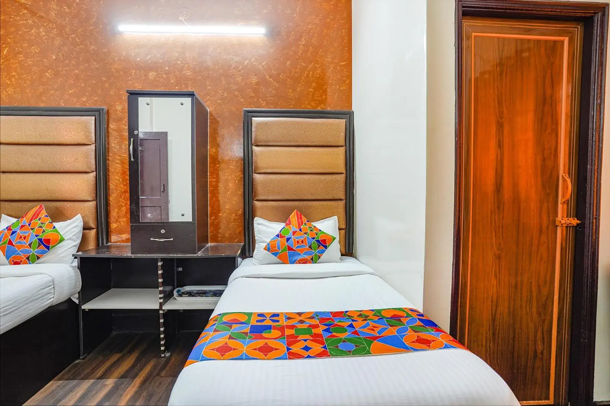 Bed in FabHotel Pavithraa Edition - Nr Yeshwantpur Circle Bed in FabHotel Pavithraa Edition - Nr Yeshwantpur Circle