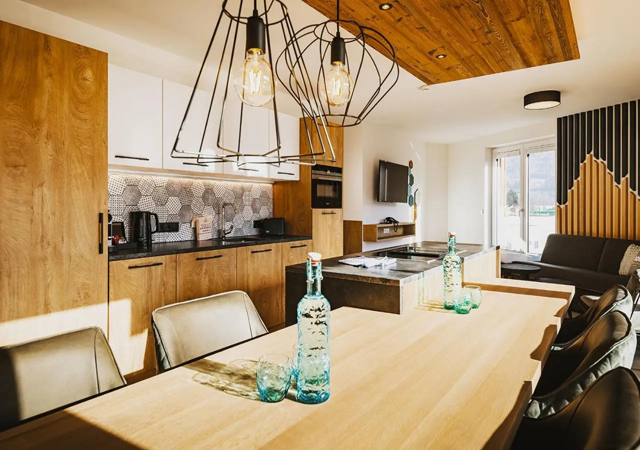 Kitchen or kitchenette in Elements Resort Zell am See BW Signature Collection