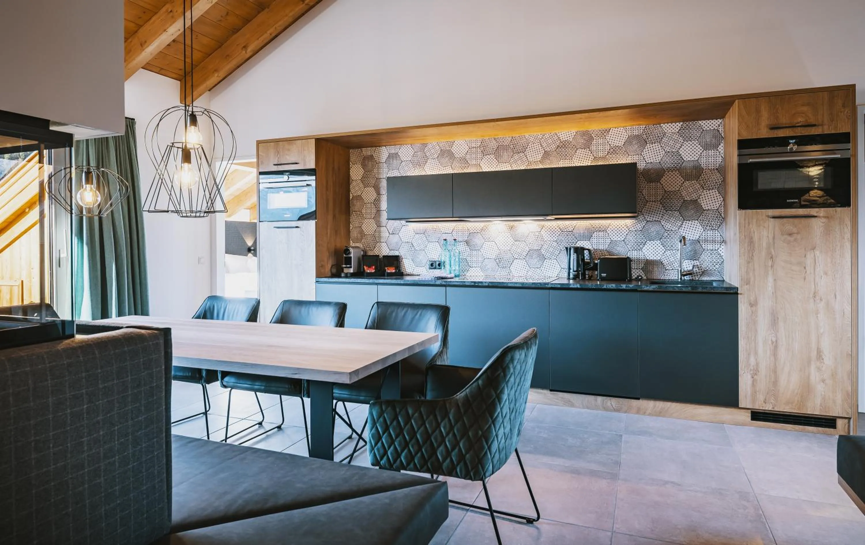 Kitchen or kitchenette in Elements Resort Zell am See BW Signature Collection