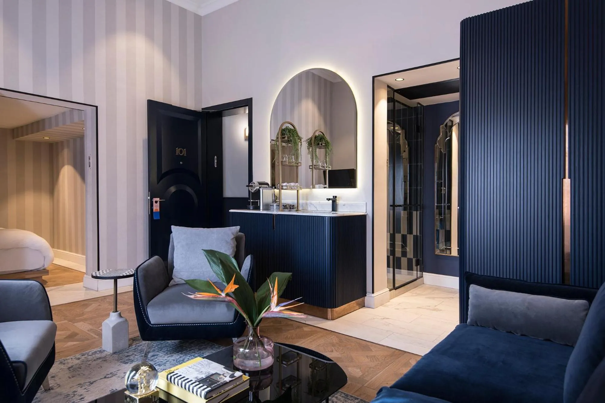 Living room in Elmina Hotel Jaffa