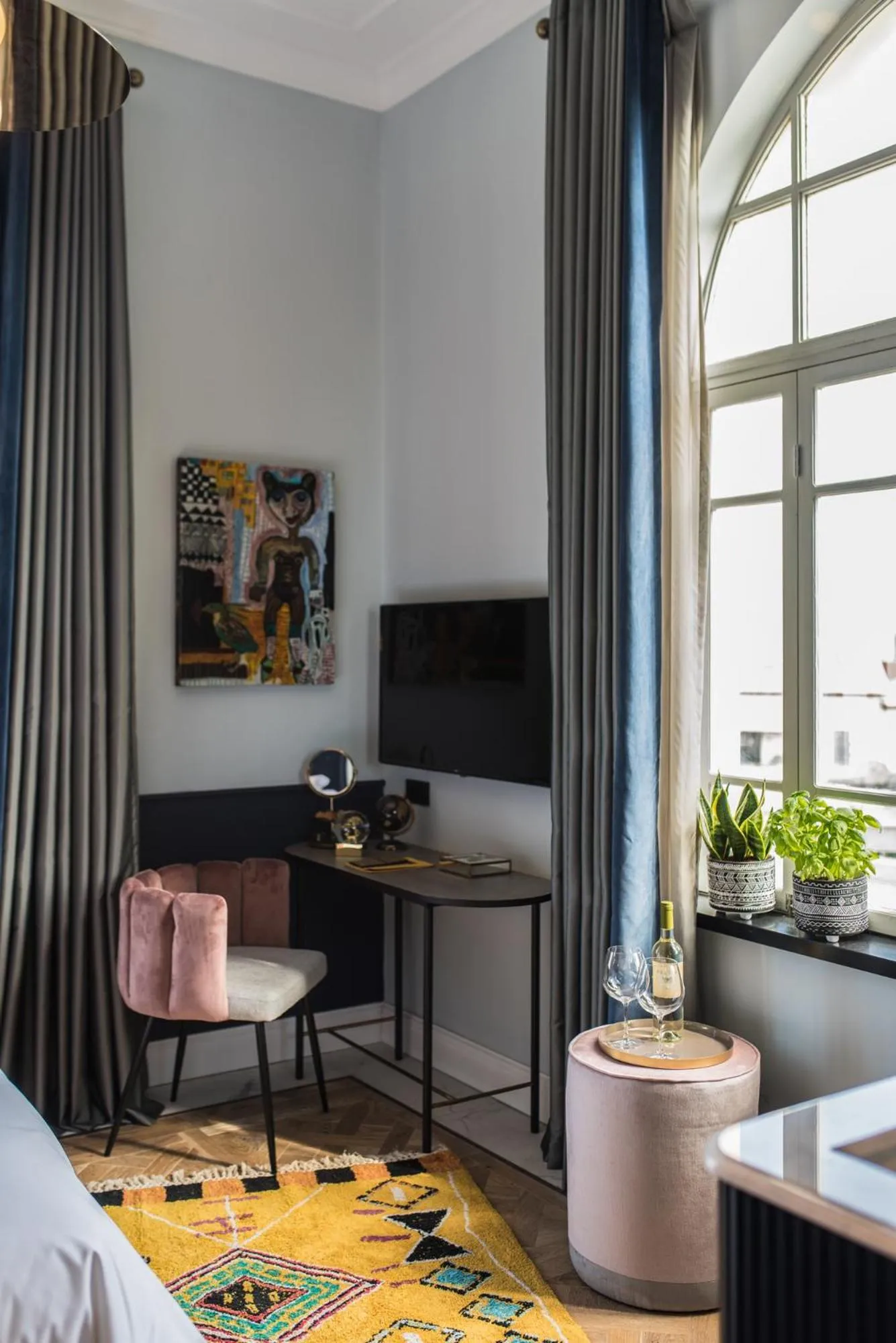 Seating area in Elmina Hotel Jaffa