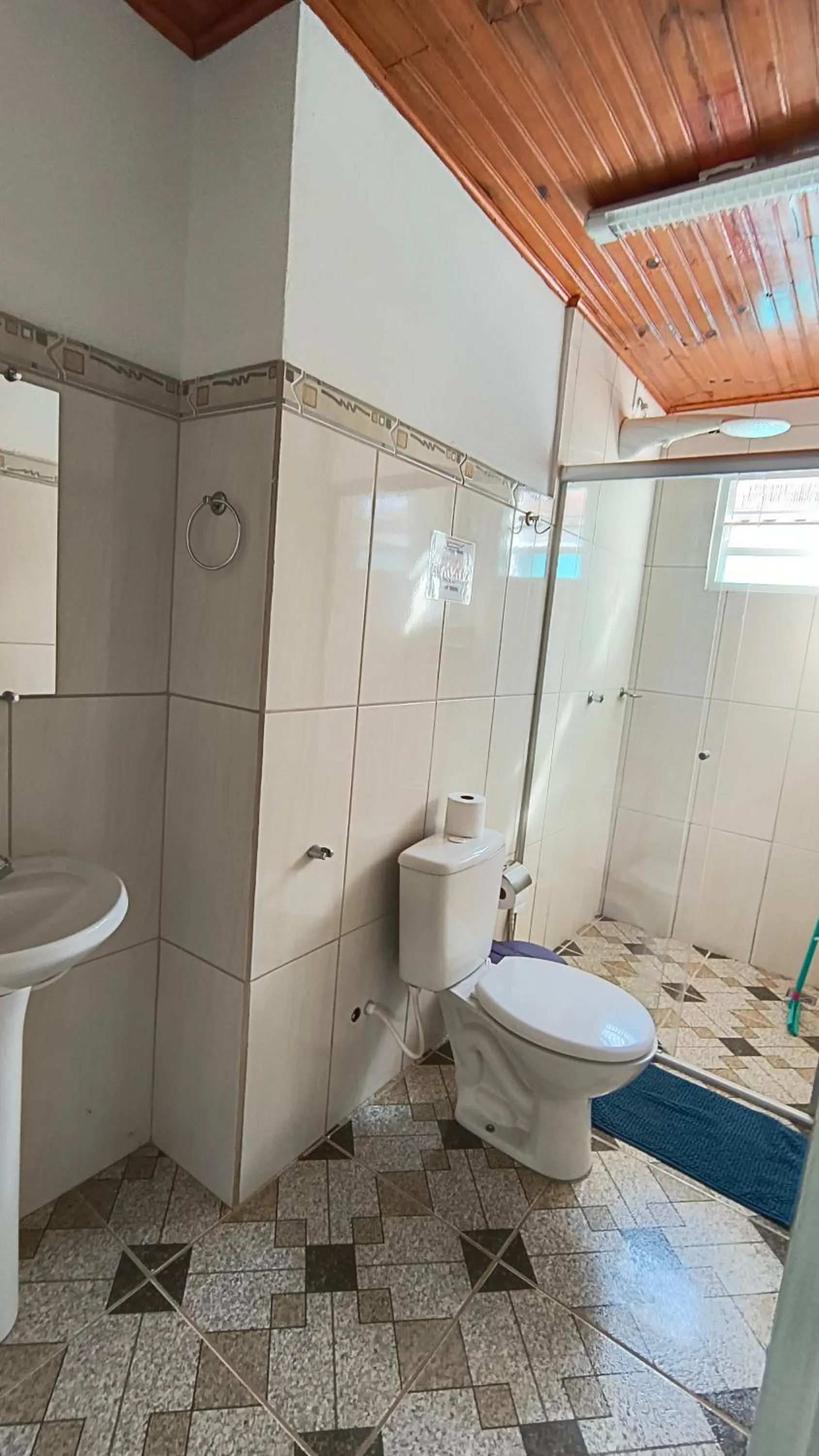 Shower in Pousada Recanto do Sossego