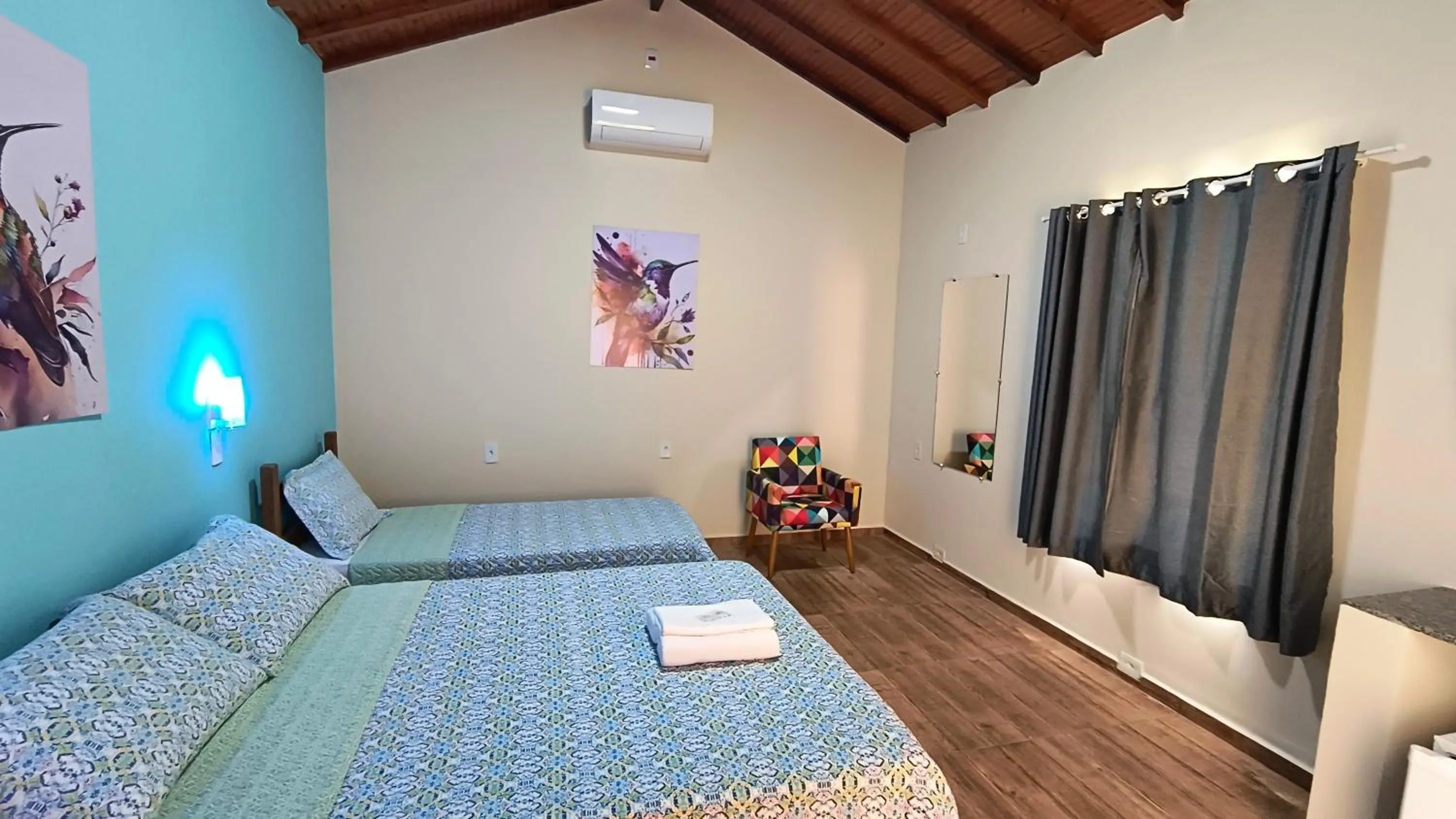 Bed in Pousada Recanto do Sossego