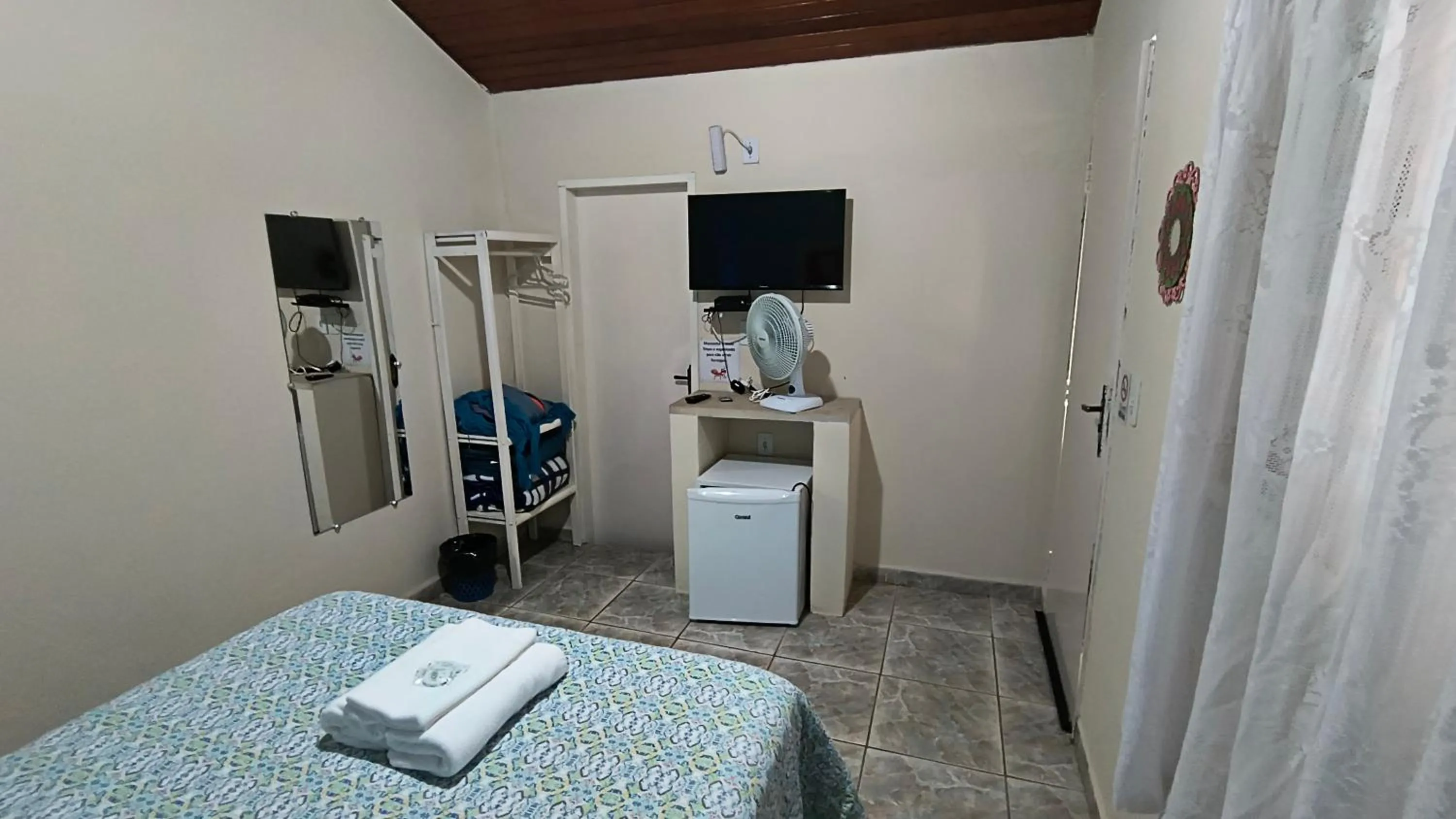 Bed in Pousada Recanto do Sossego