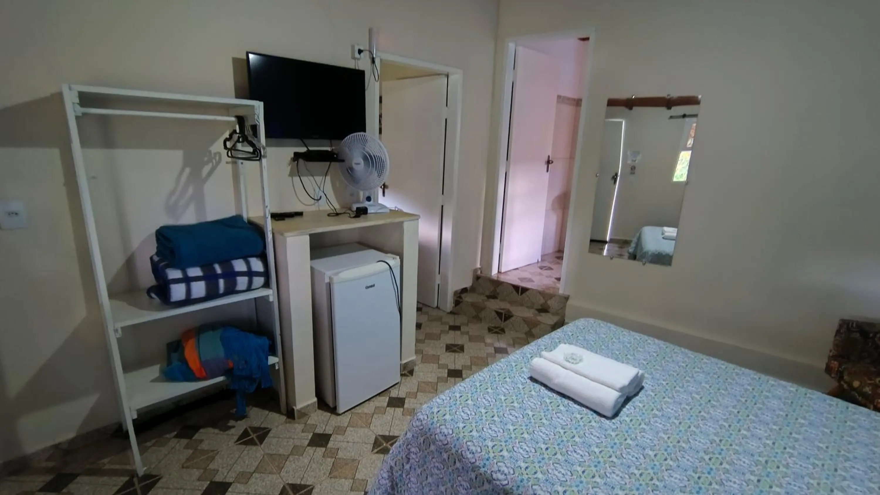 Bed in Pousada Recanto do Sossego