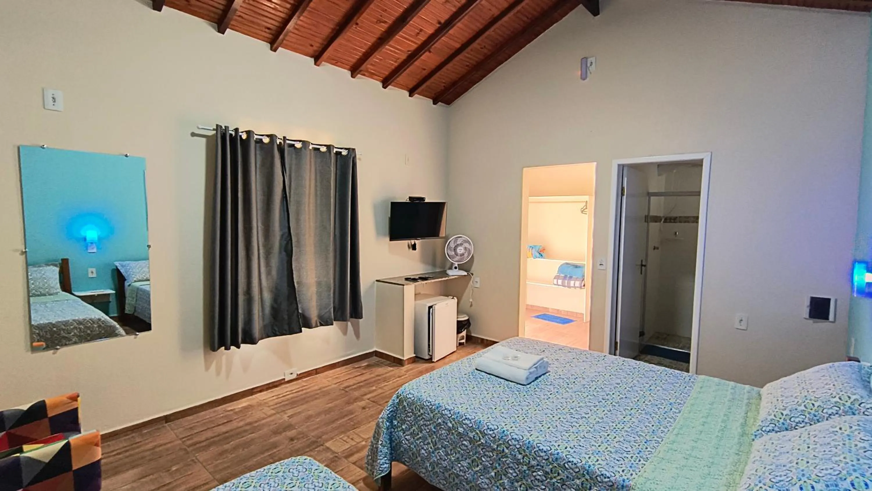 Bed in Pousada Recanto do Sossego
