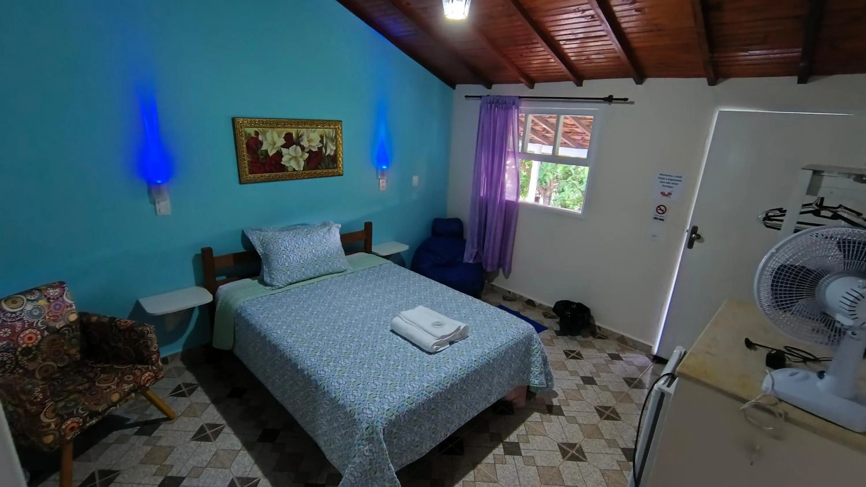 Bed in Pousada Recanto do Sossego