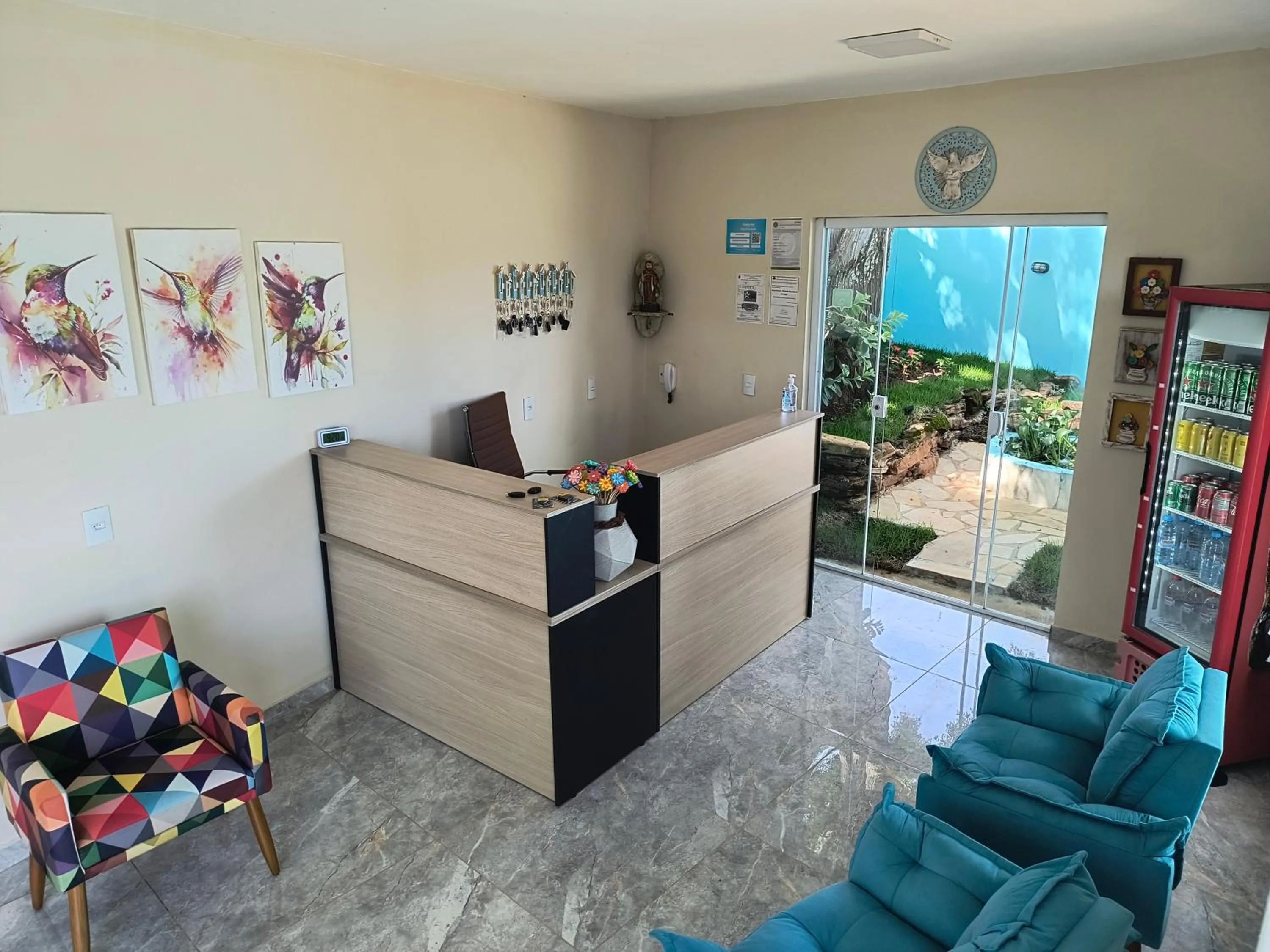 Lobby or reception in Pousada Recanto do Sossego