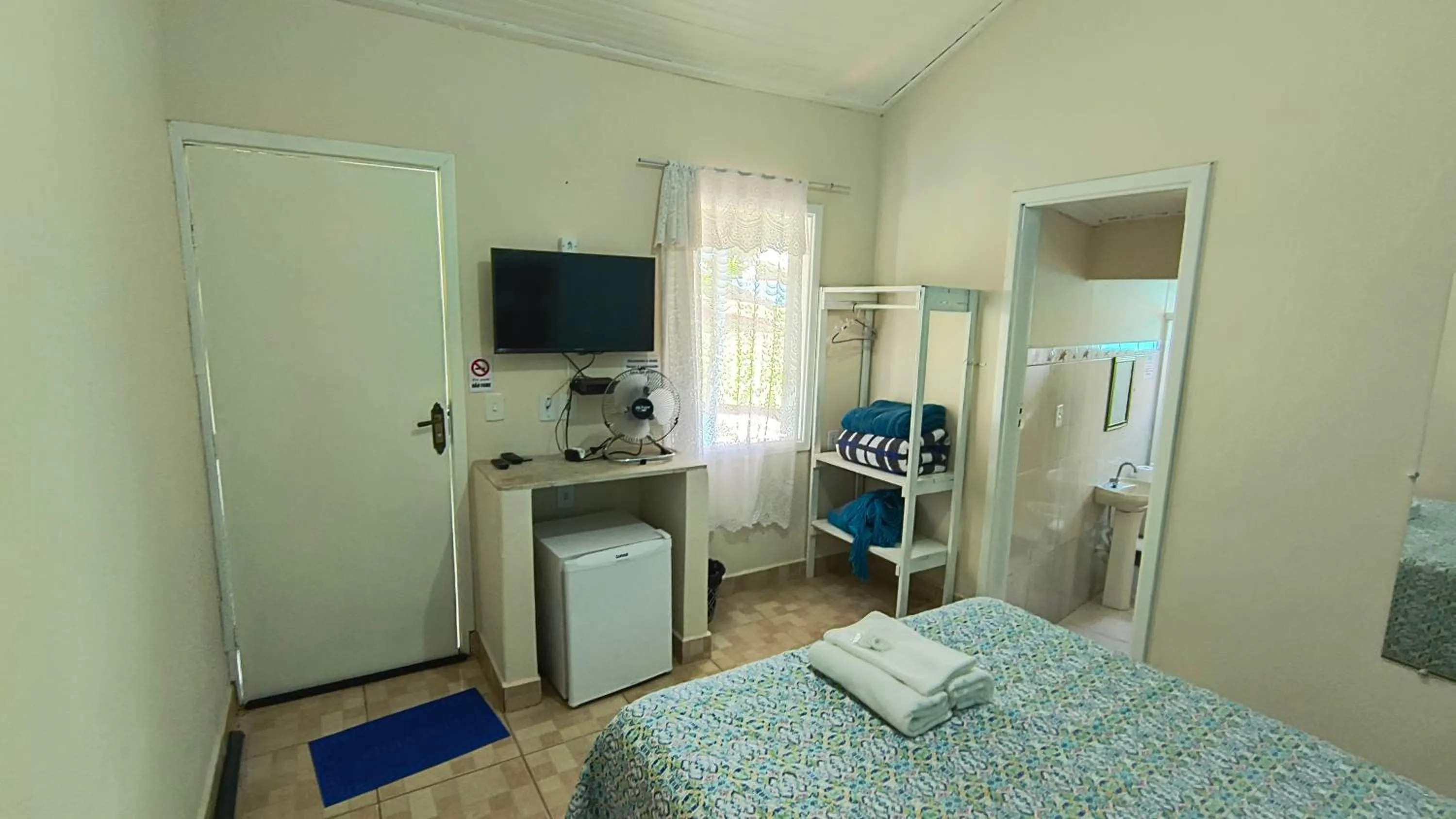 Bed in Pousada Recanto do Sossego