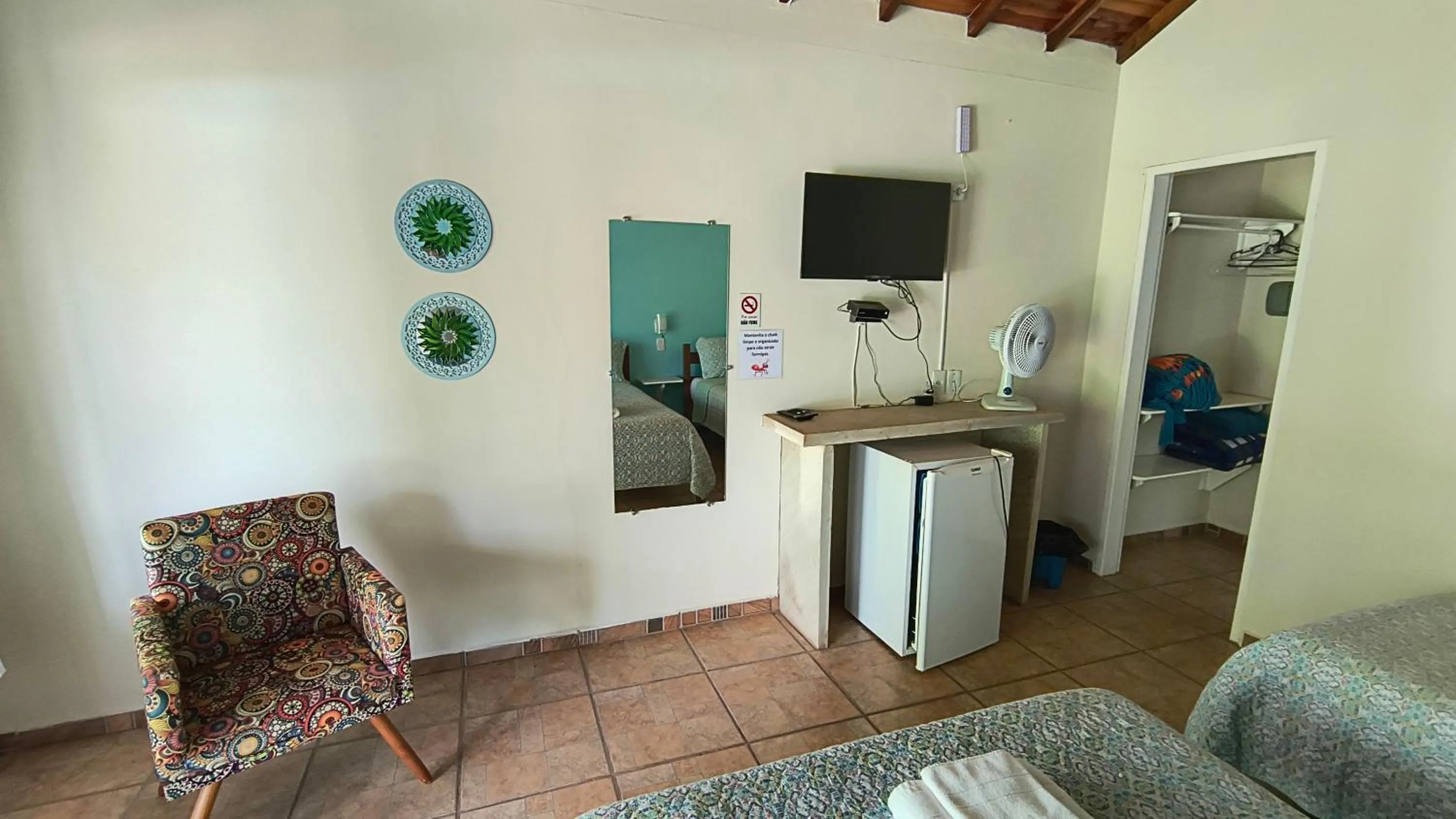 TV and multimedia in Pousada Recanto do Sossego