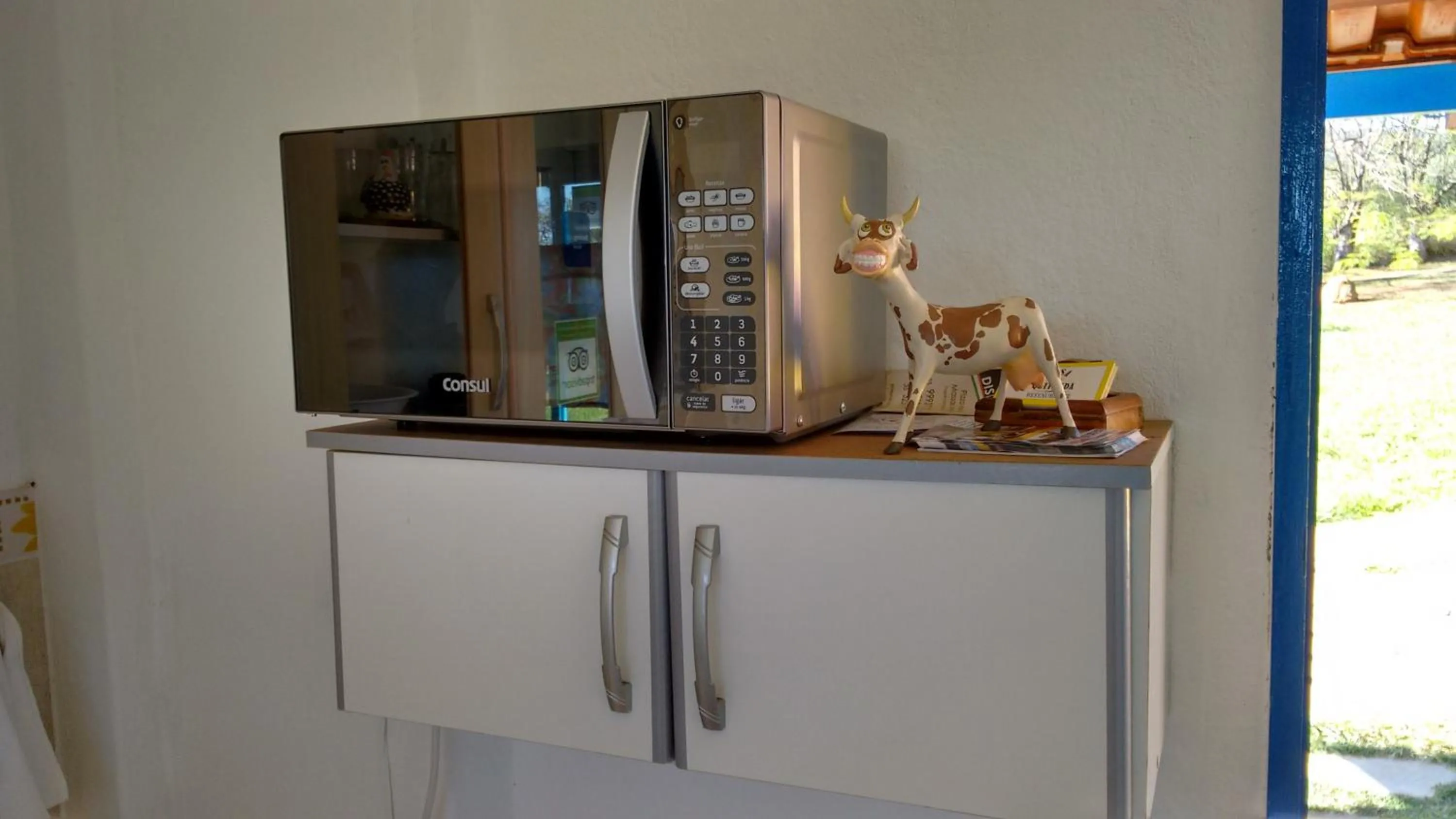 Kitchen or kitchenette in Pousada Recanto do Sossego