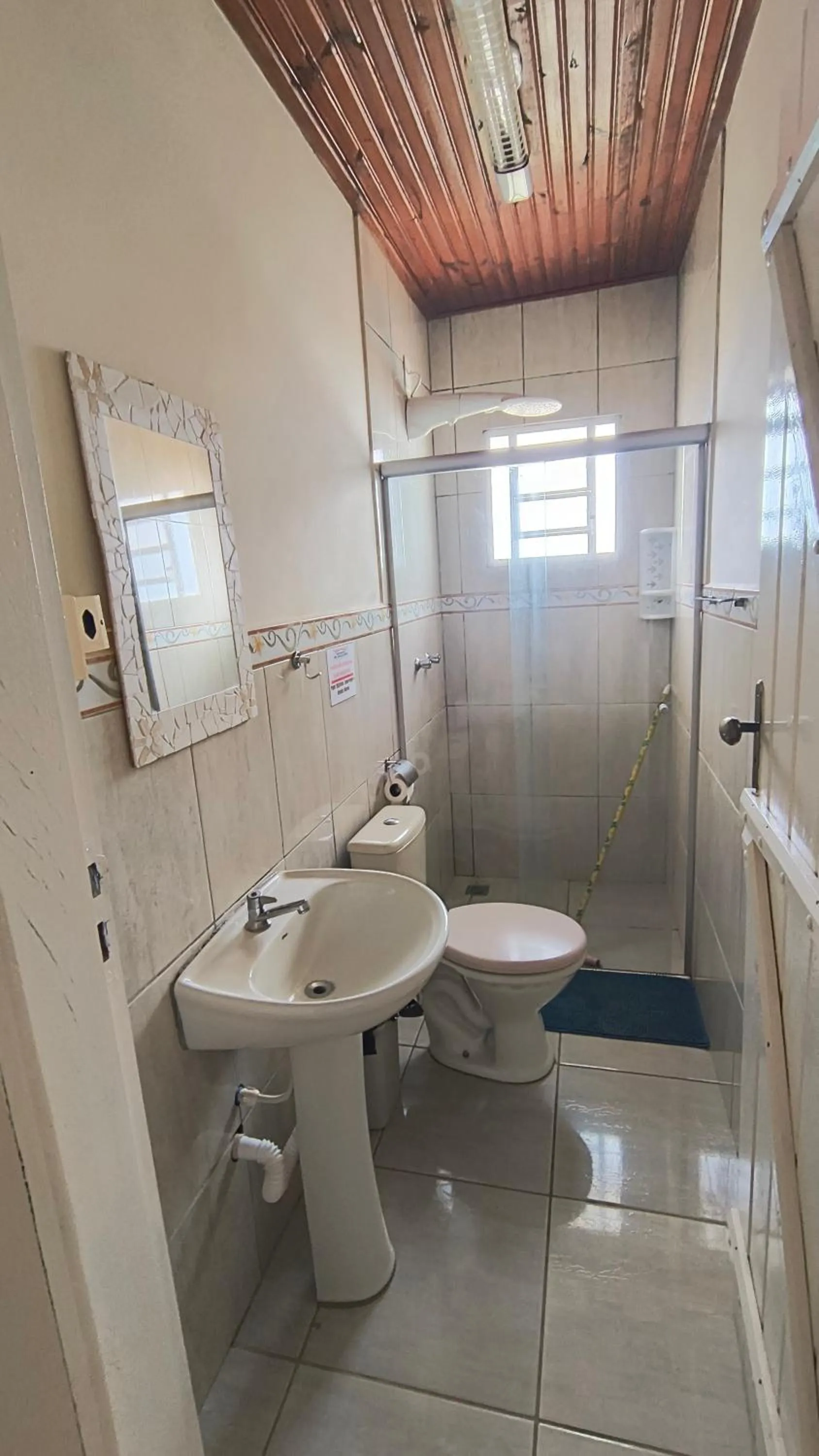 Shower in Pousada Recanto do Sossego