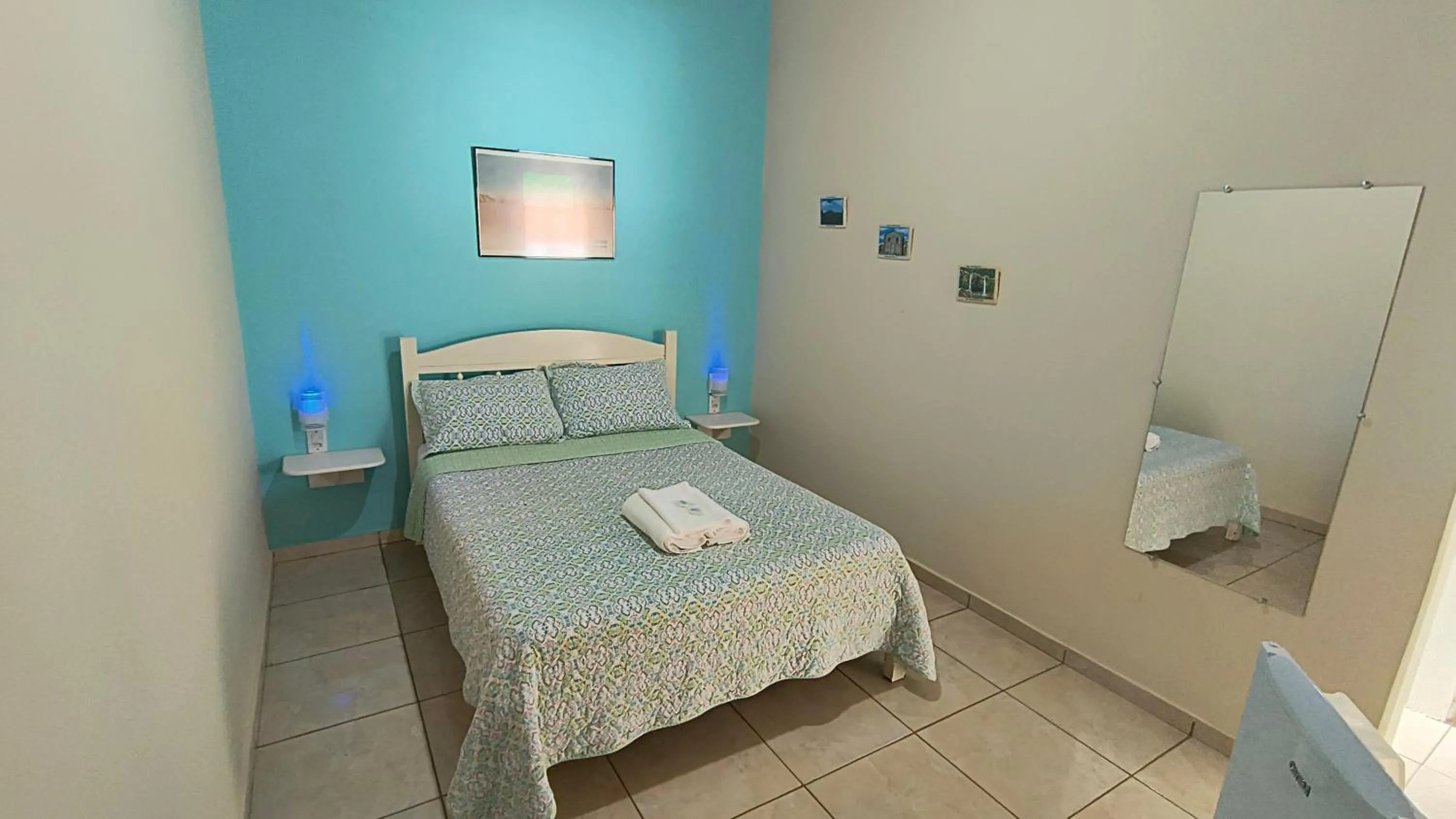 Bed in Pousada Recanto do Sossego