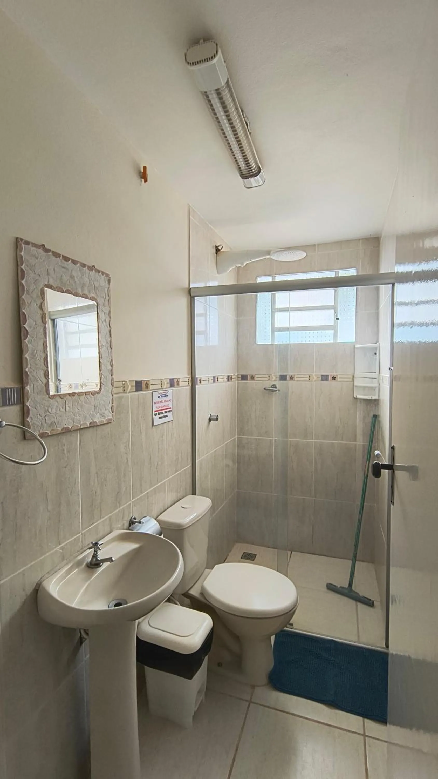 Shower in Pousada Recanto do Sossego