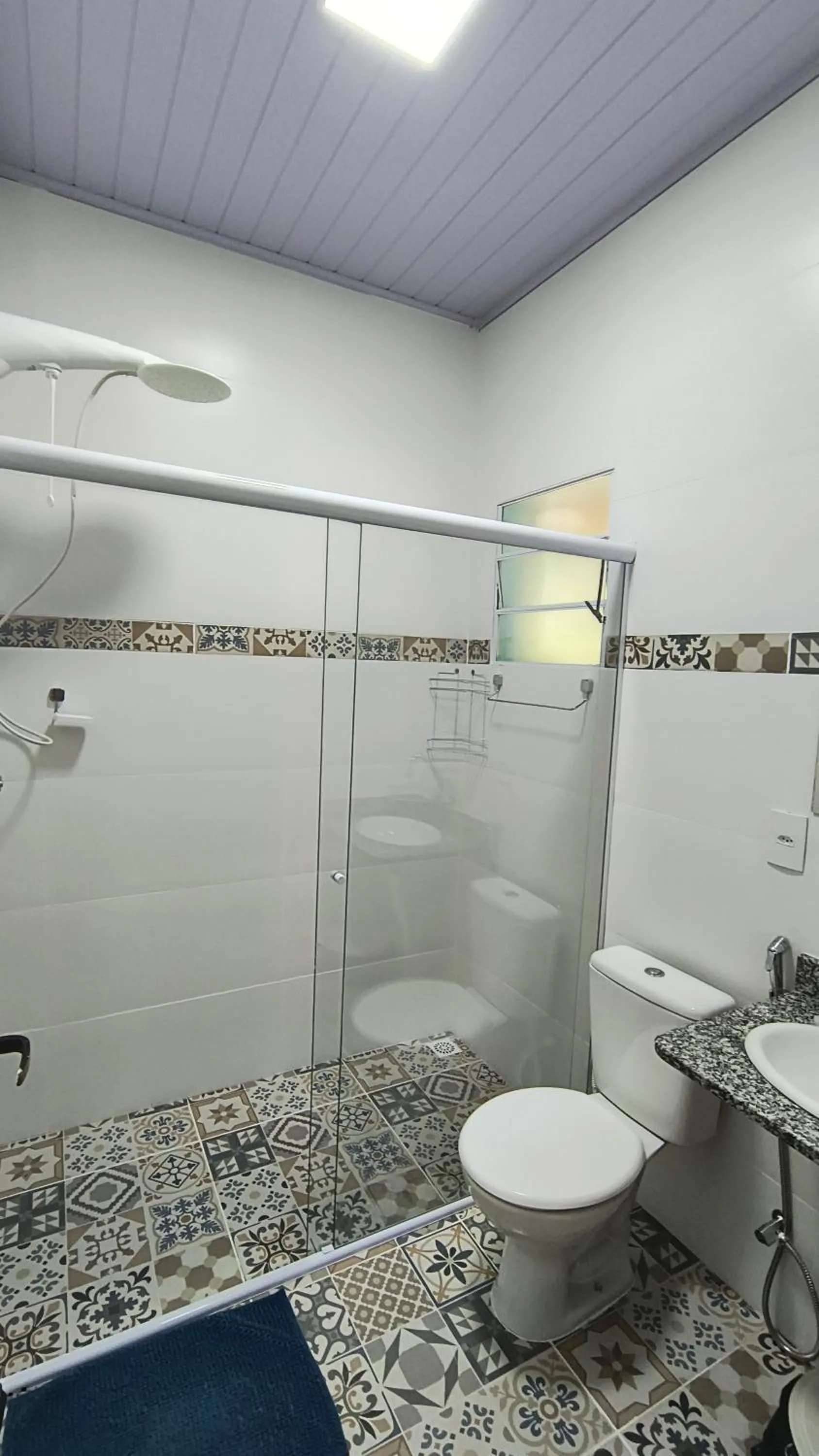 Shower in Pousada Recanto do Sossego