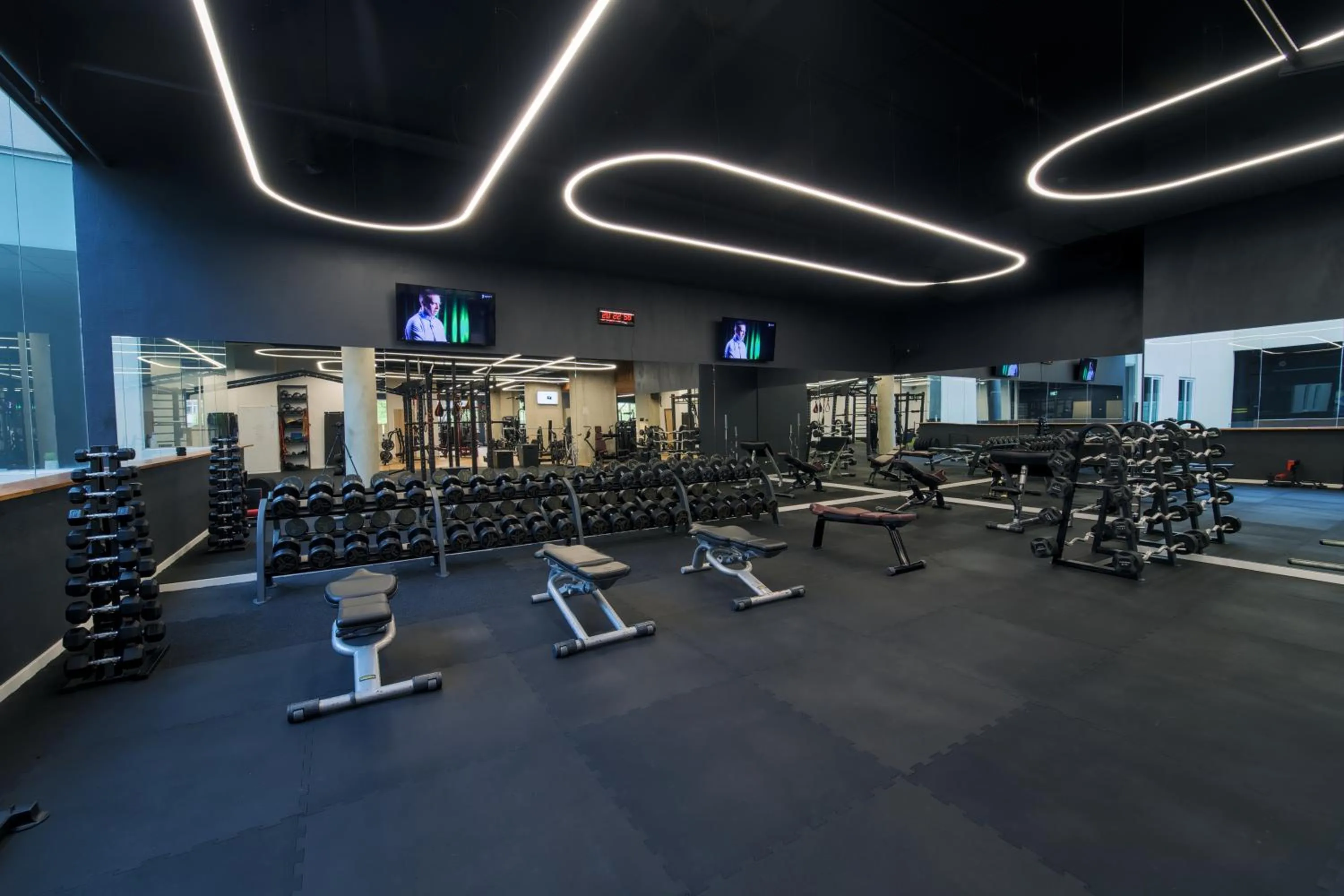 Fitness centre/facilities in Zaliakalnio terasos apartamentai