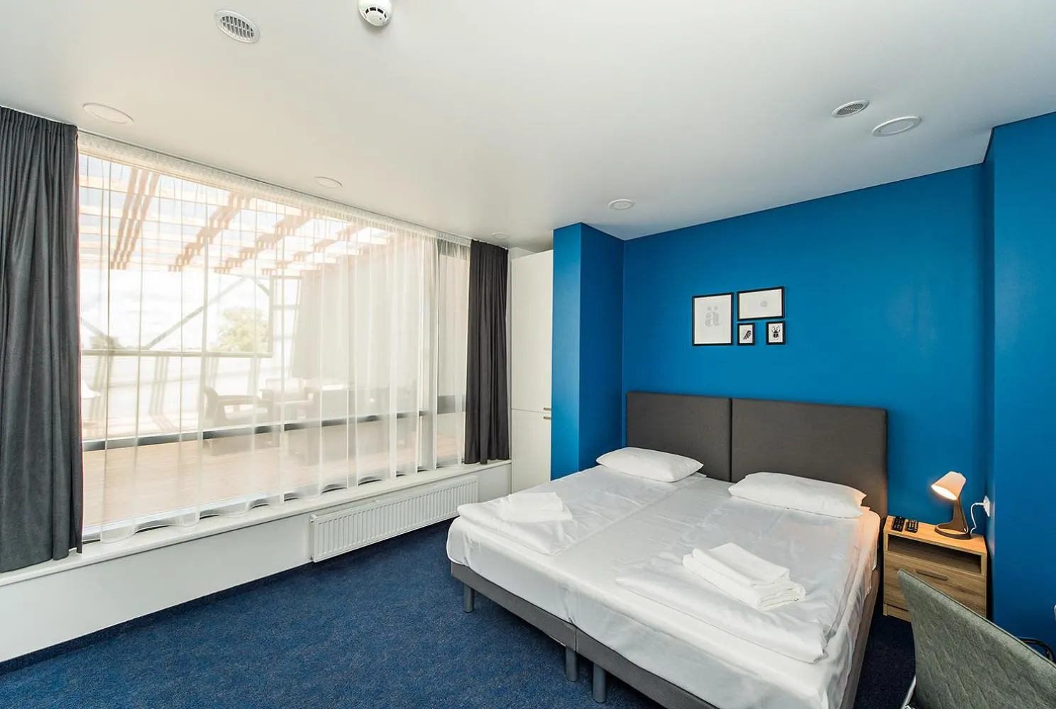 Photo of the whole room, Bed in Zaliakalnio terasos apartamentai