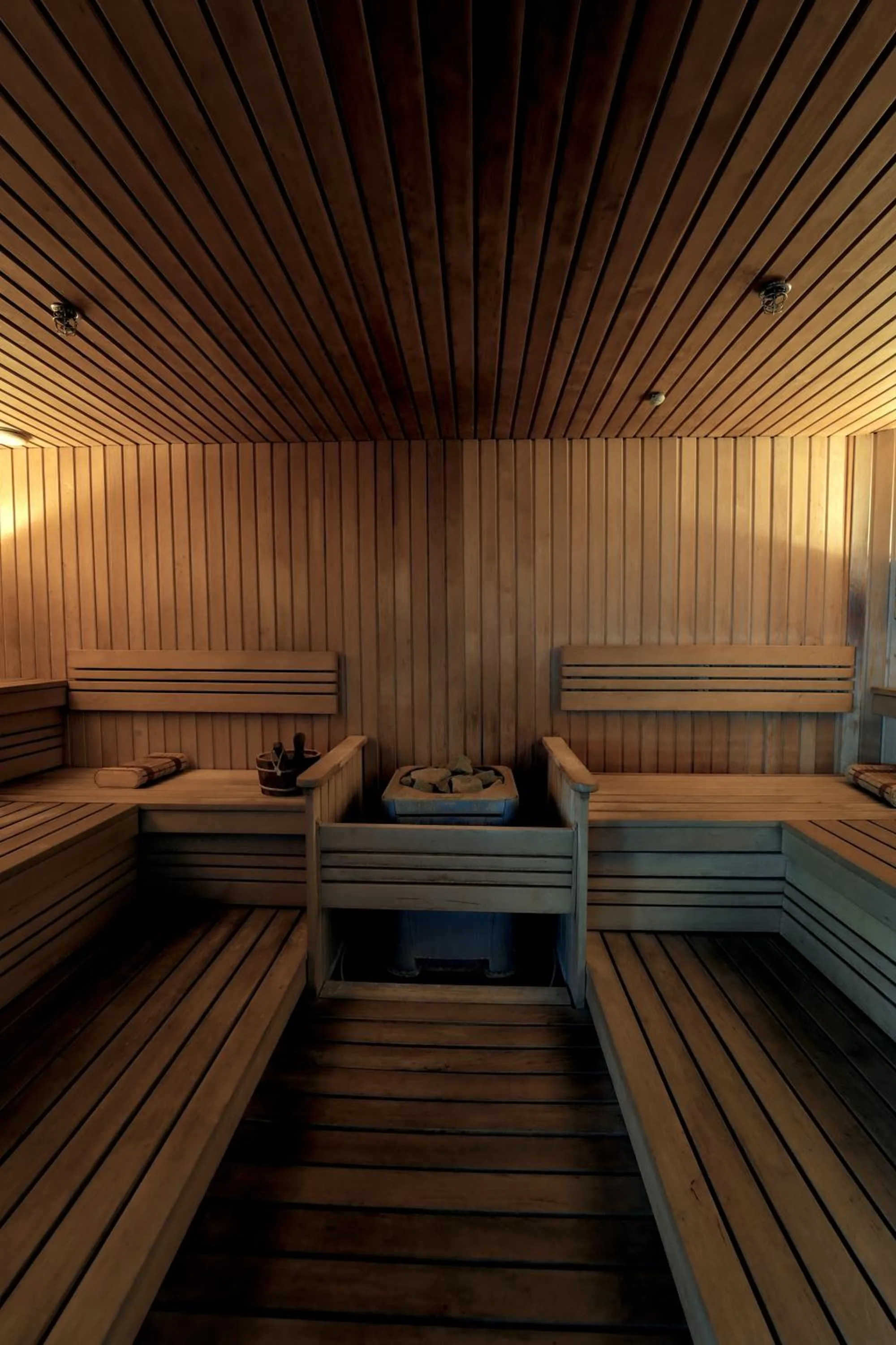Sauna in Zaliakalnio terasos apartamentai