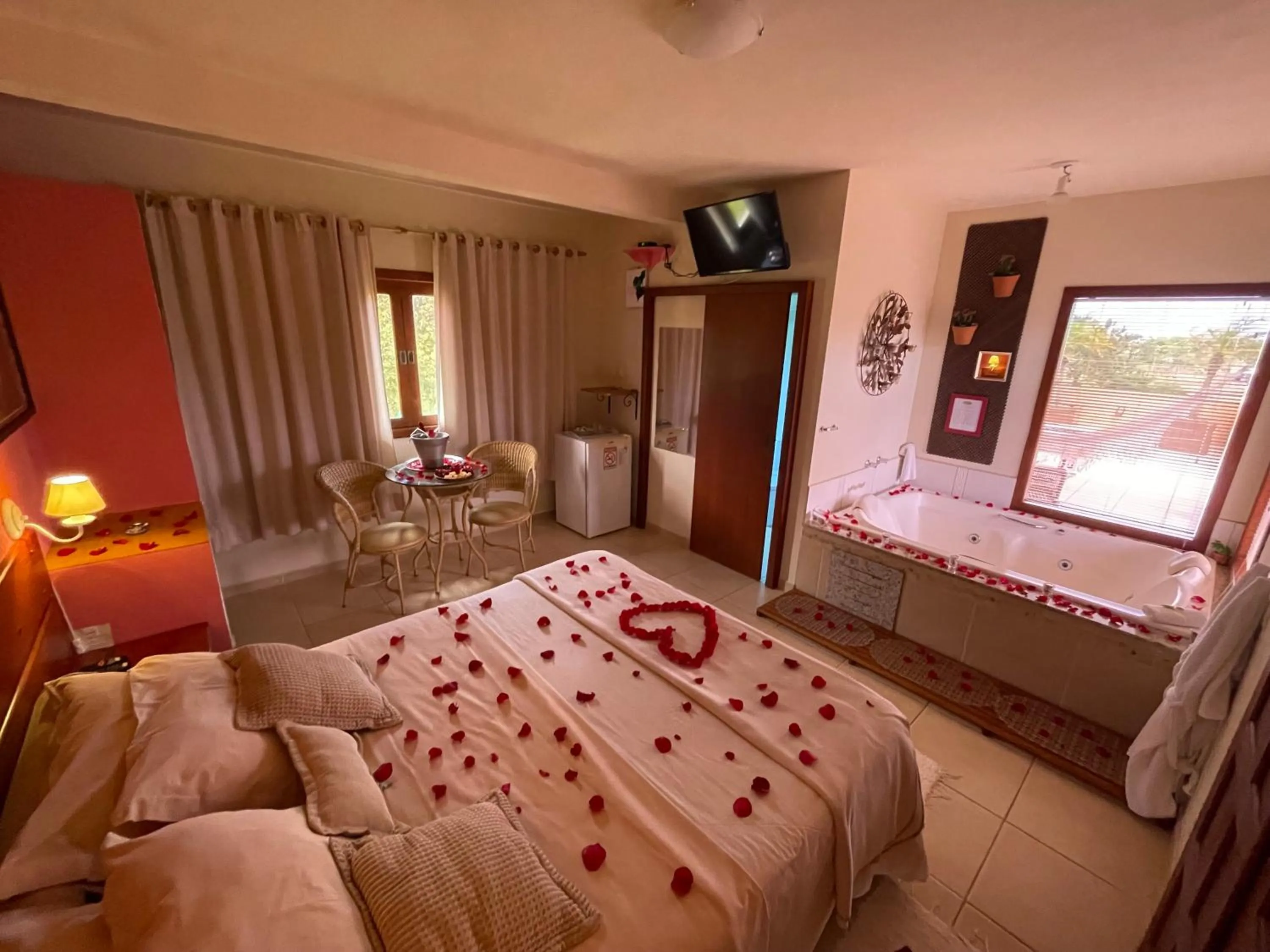 Bed in Pousada Ilha dos Anjos