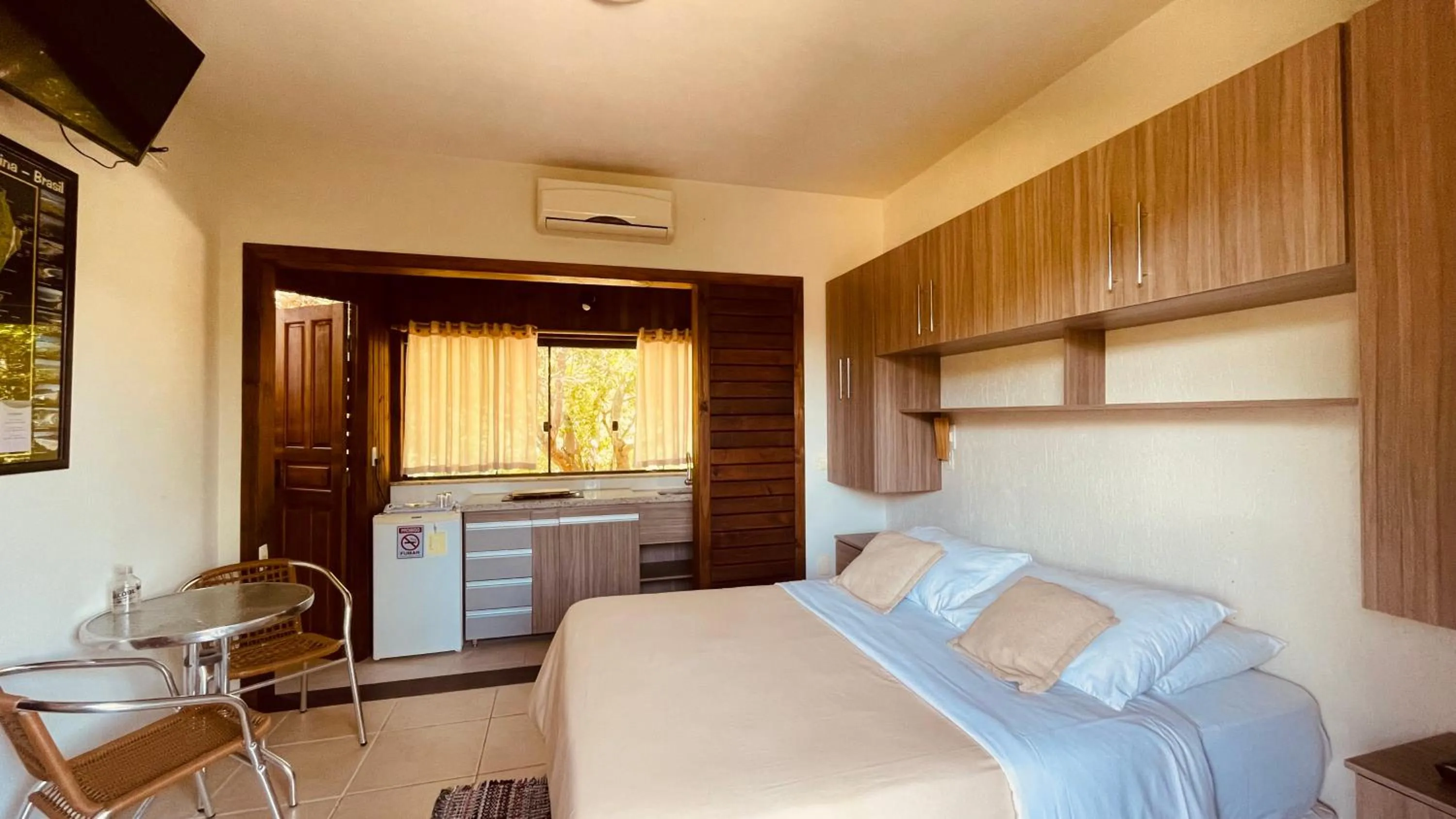 Bed in Pousada Ilha dos Anjos