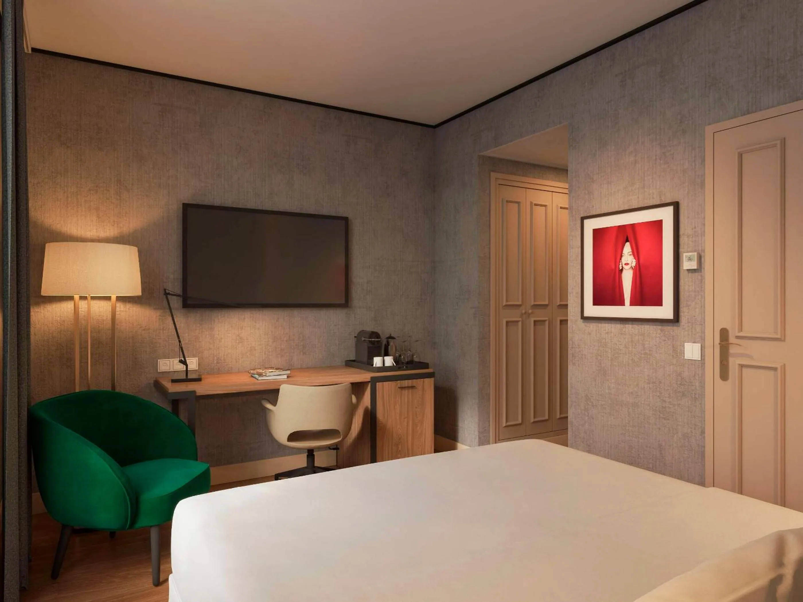 Bedroom, Bed in Best Western Opéra Faubourg