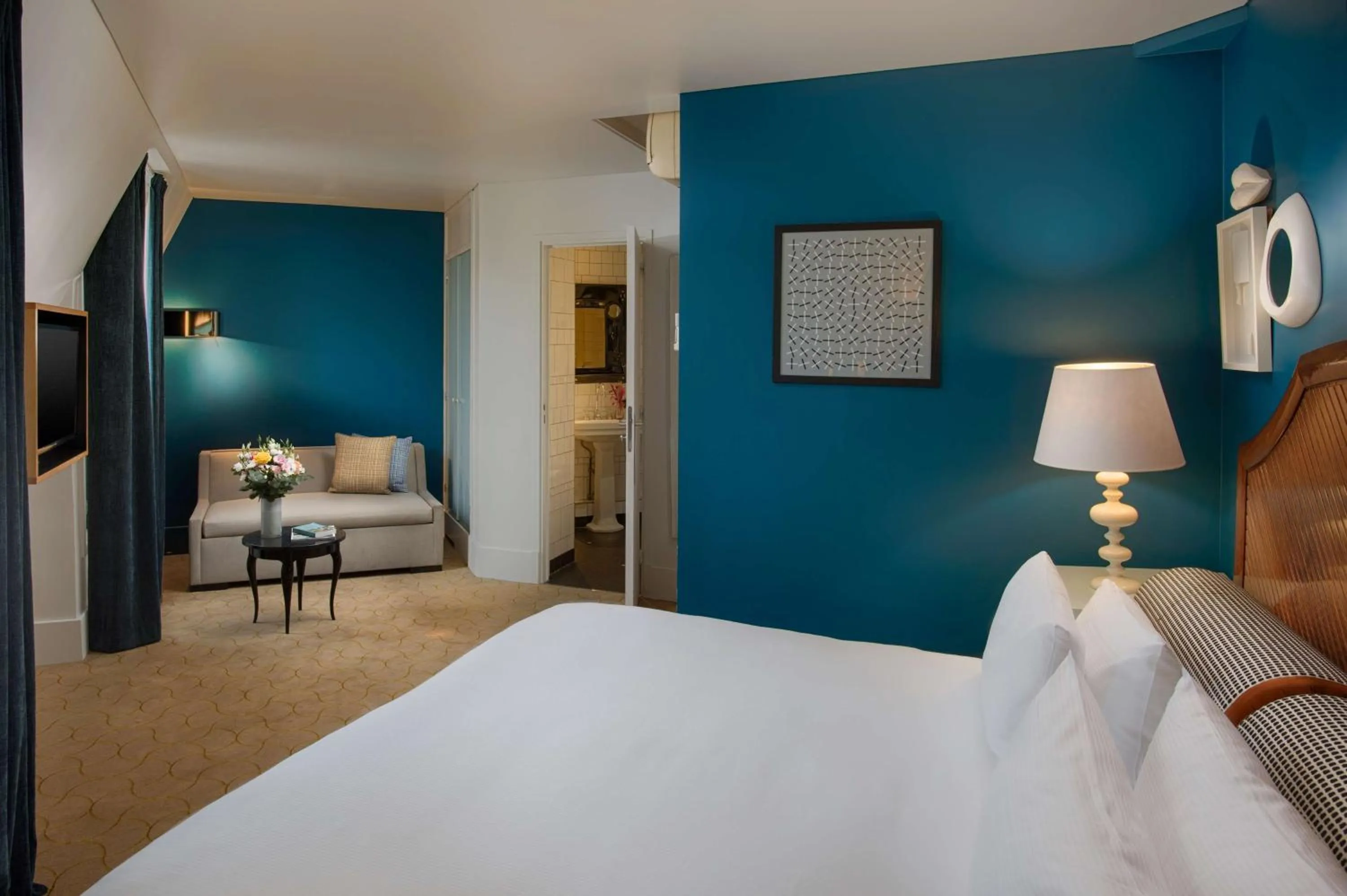 Bedroom, Bed in Best Western Opéra Faubourg