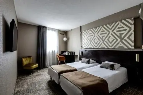 Twin Room in Brit Hotel Du Stade Rennes Ouest Twin Room in Brit Hotel Du Stade Rennes Ouest