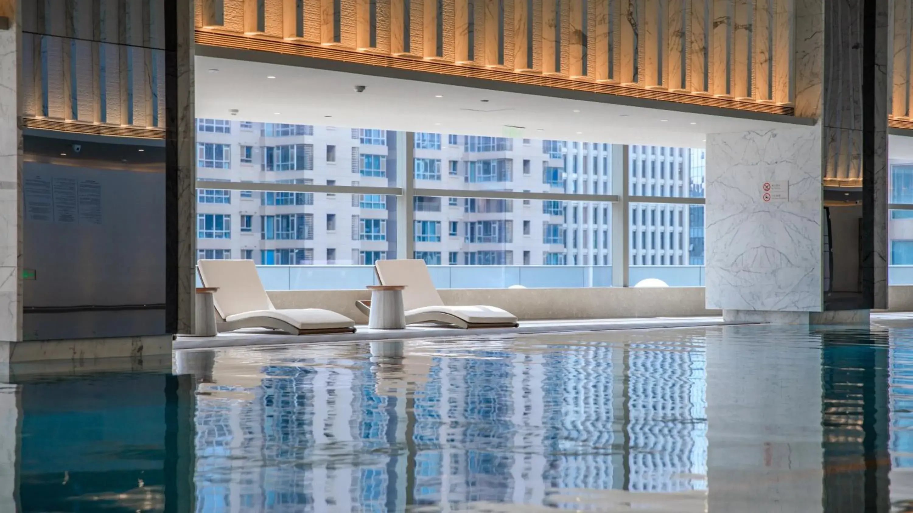 Swimming pool in InterContinental Xi'an North by IHG Swimming pool in InterContinental Xi'an North by IHG