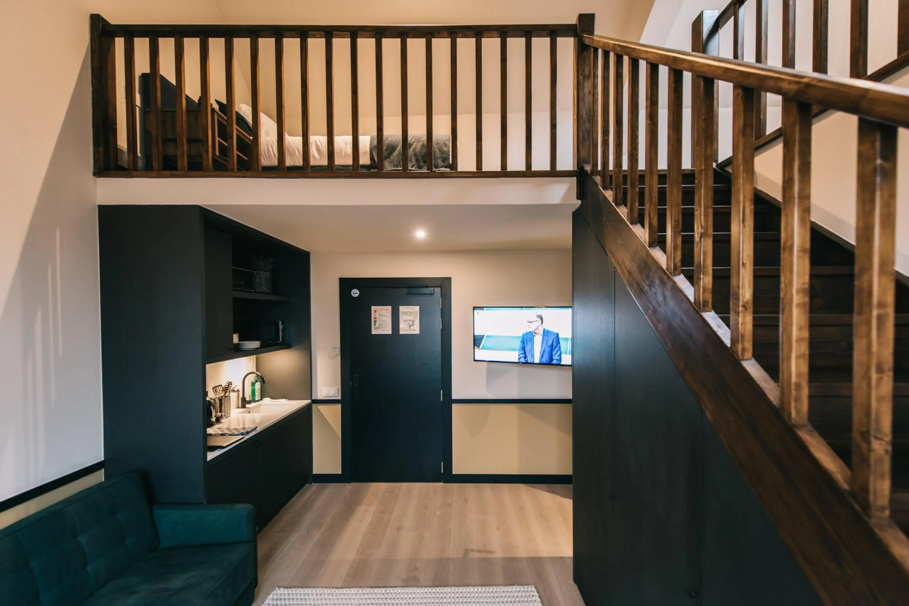 Kitchen or kitchenette in Getaway Studios Gent