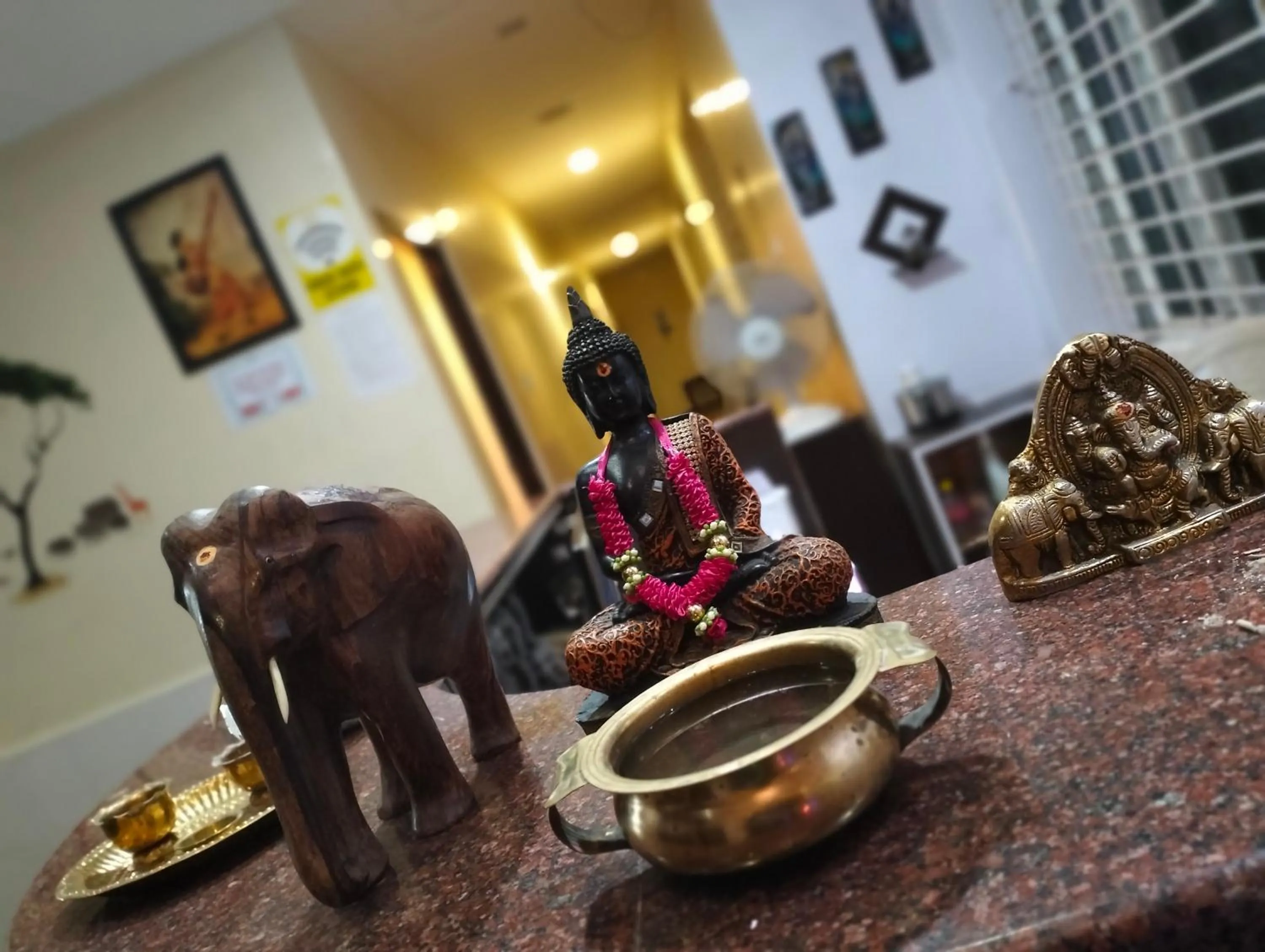 Lobby or reception in Madurai Grands Inn