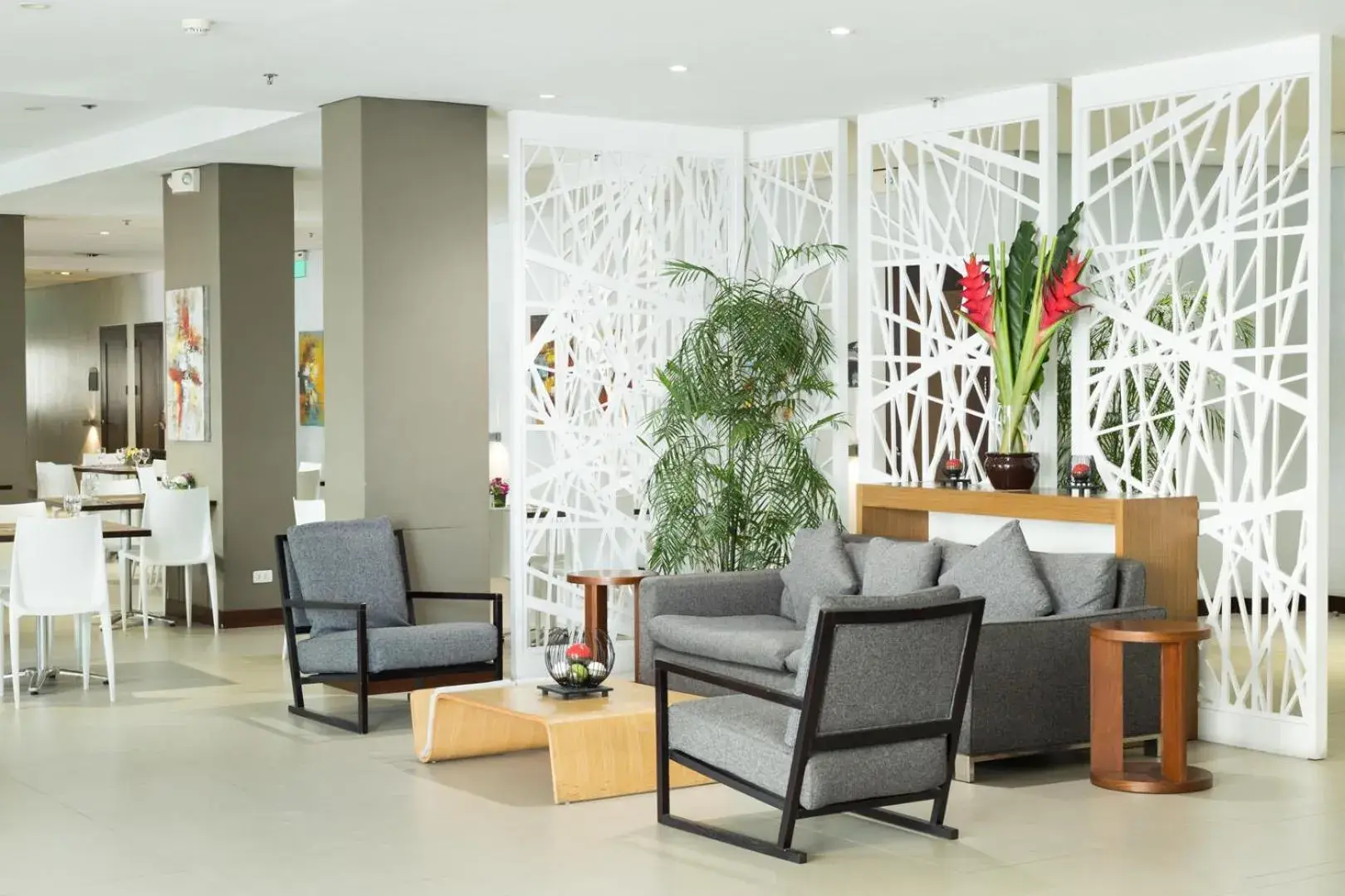 Lobby or reception in Microtel by Wyndham Acropolis Lobby or reception in Microtel by Wyndham Acropolis