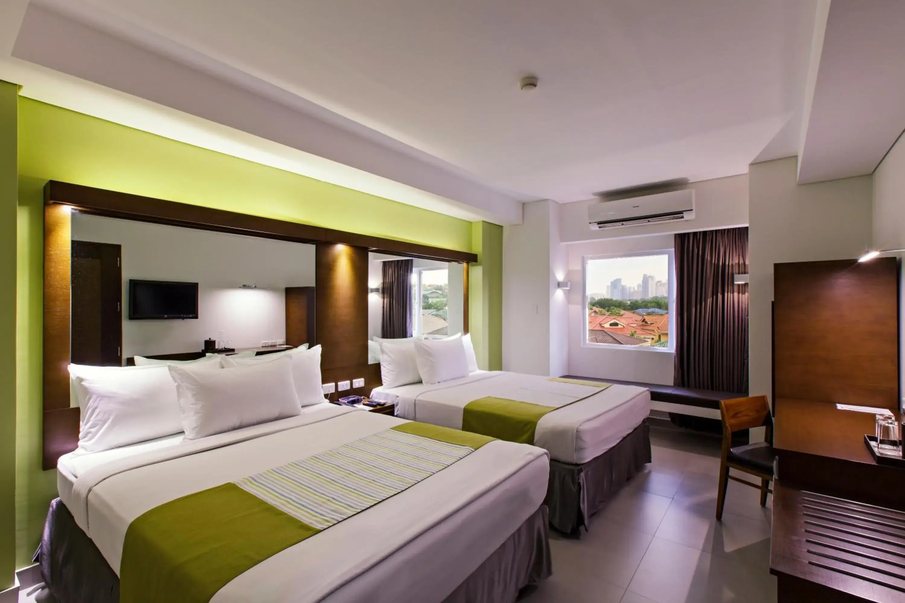Bed in Microtel by Wyndham Acropolis Bed in Microtel by Wyndham Acropolis