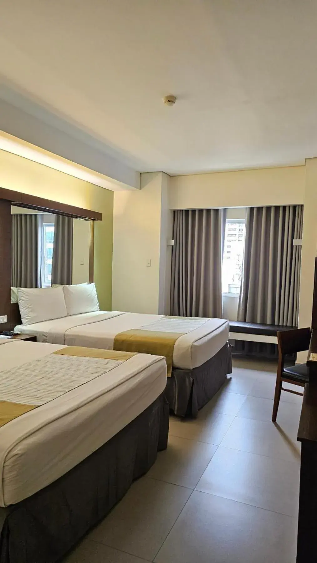 Bed in Microtel by Wyndham Acropolis Bed in Microtel by Wyndham Acropolis