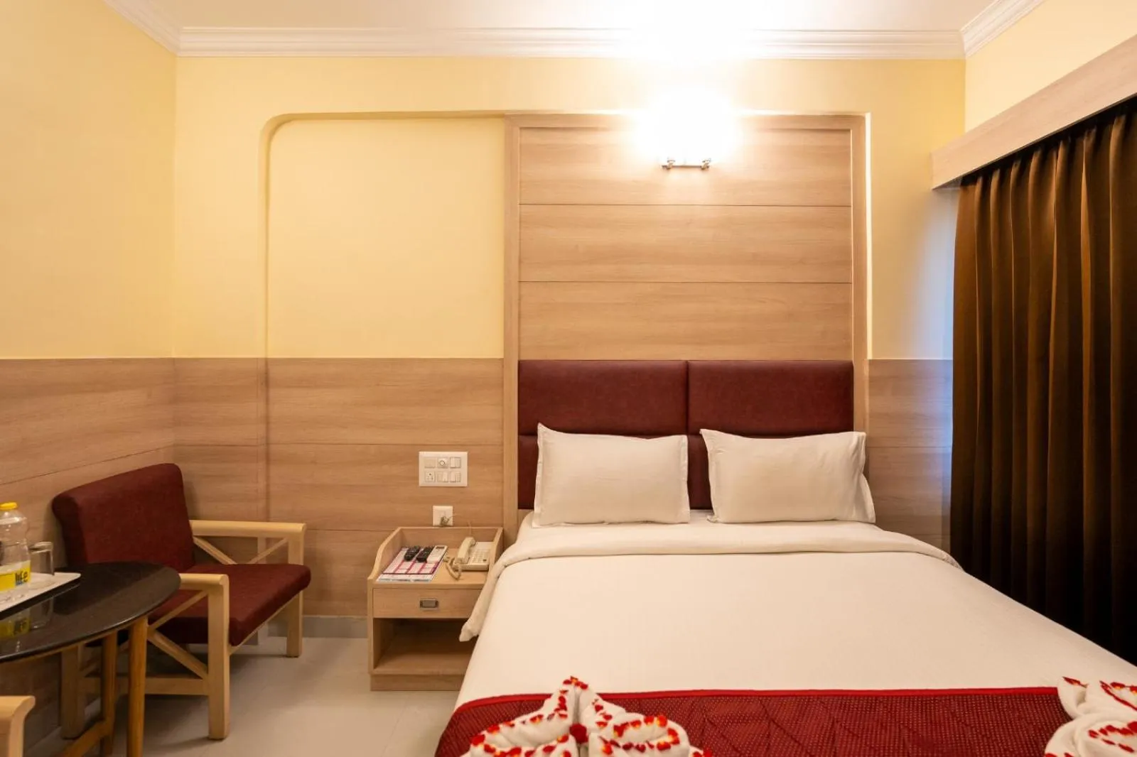 Property building, Bed in Sree Bharani Hotels