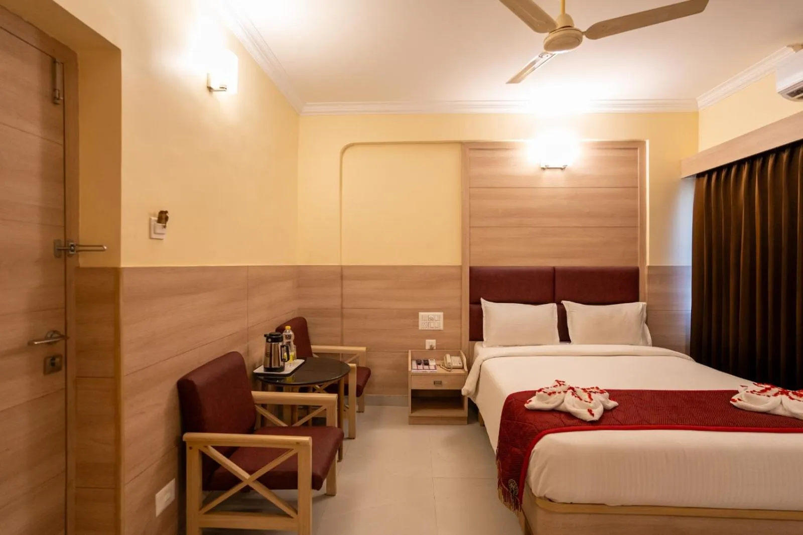 Property building, Bed in Sree Bharani Hotels