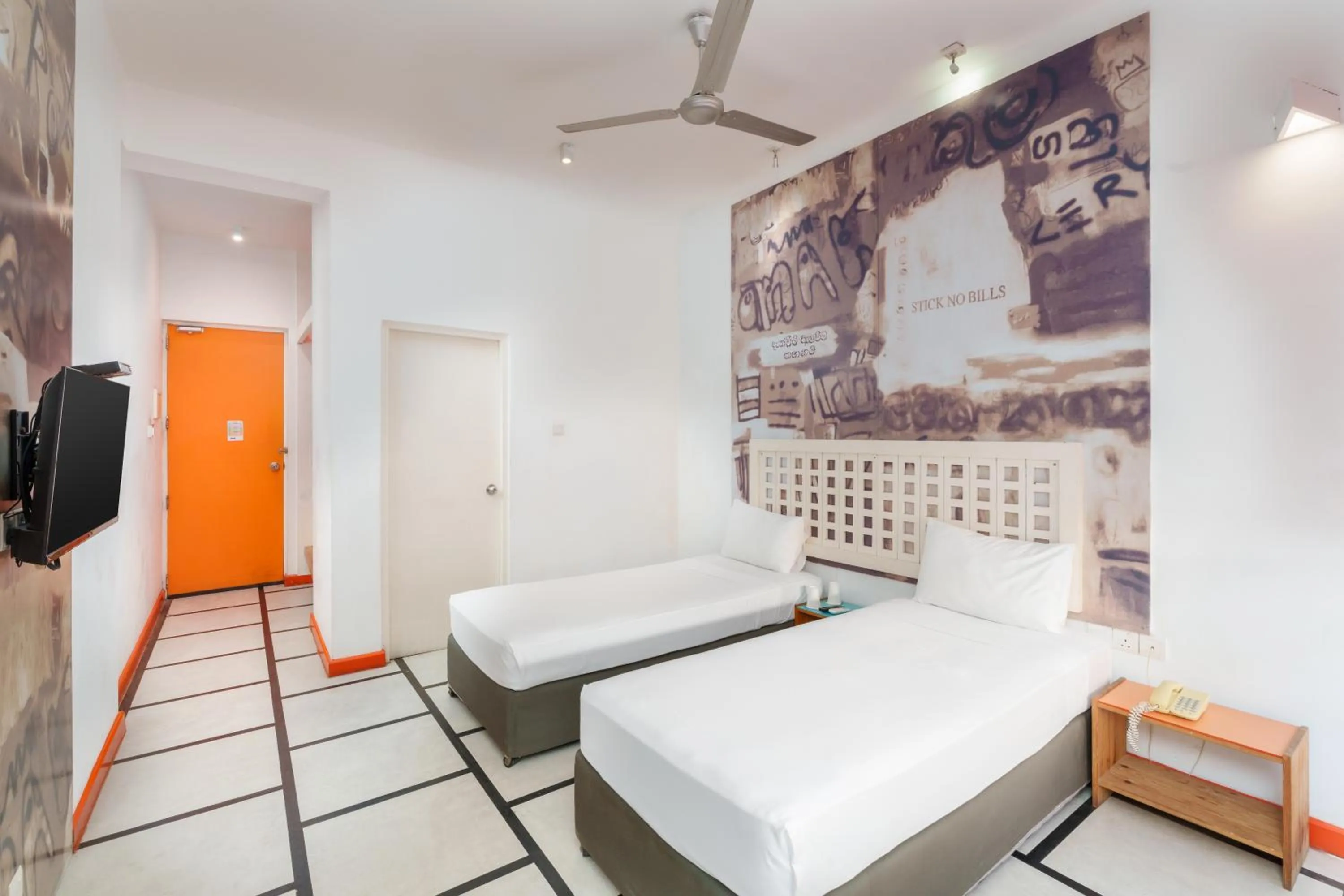 Bed in Hotel J Negombo