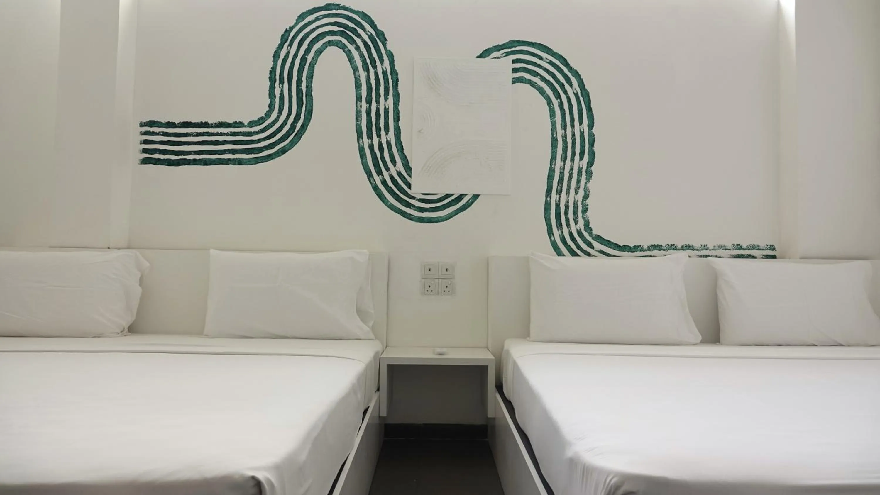 Bed in Hotel J Negombo