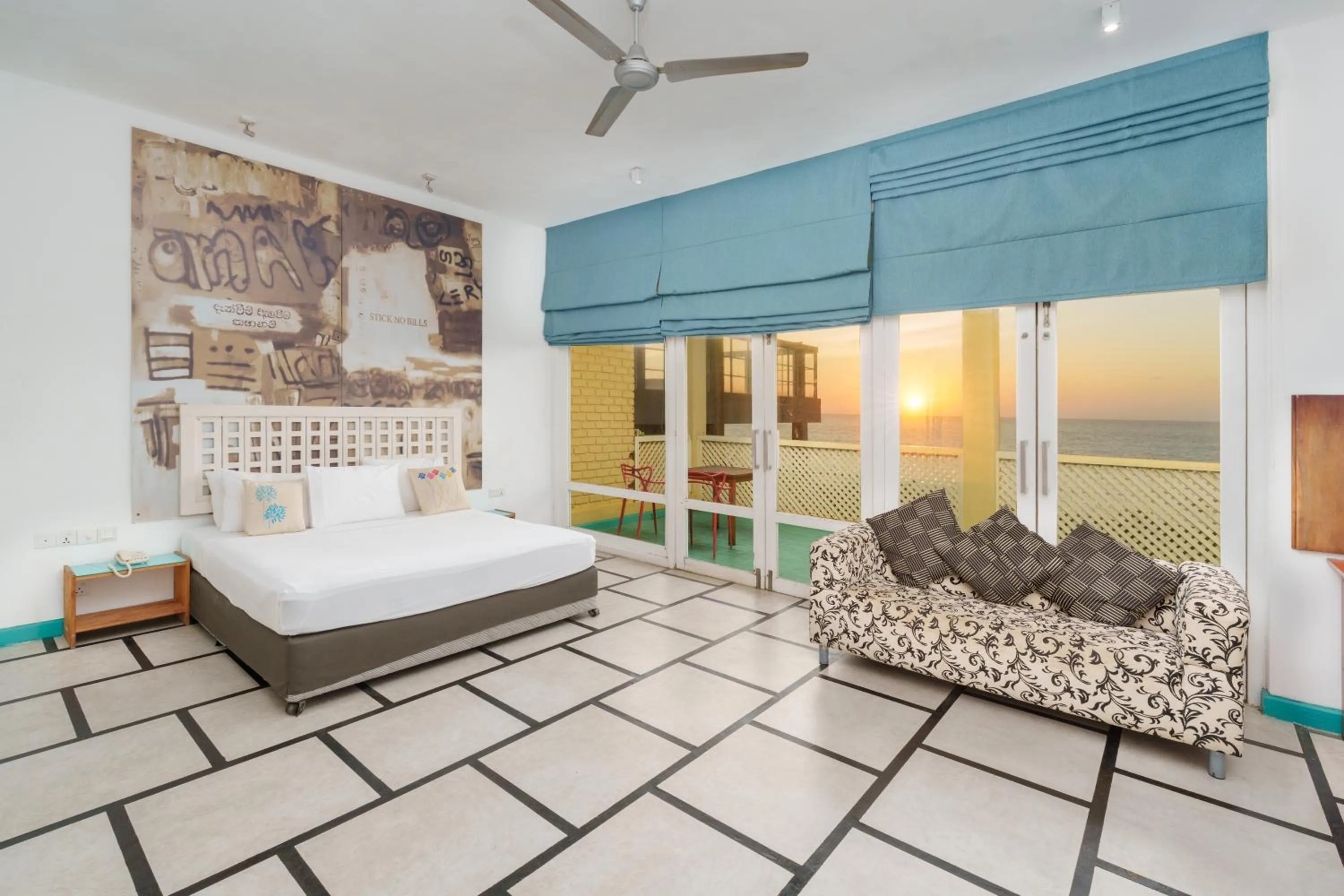 Bed in Hotel J Negombo