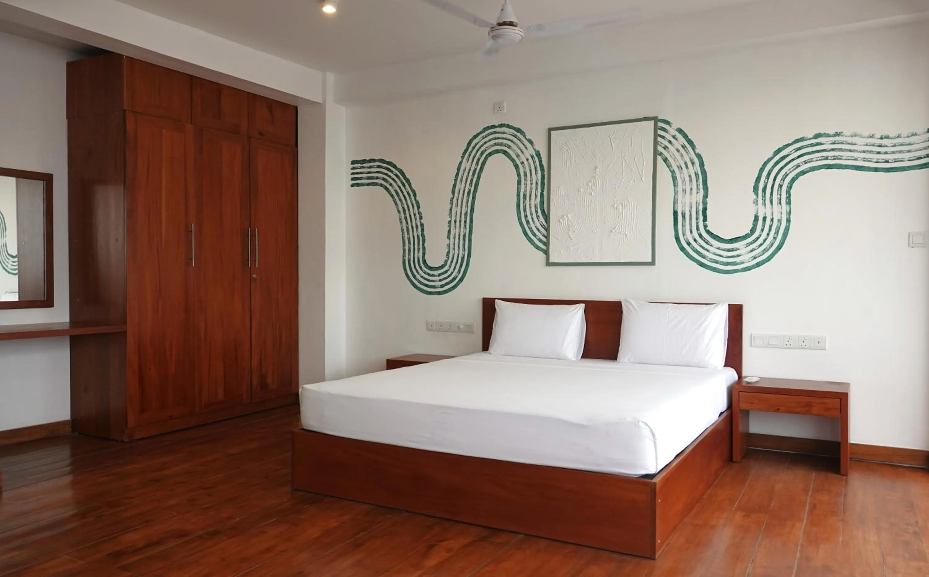 Bed in Hotel J Negombo