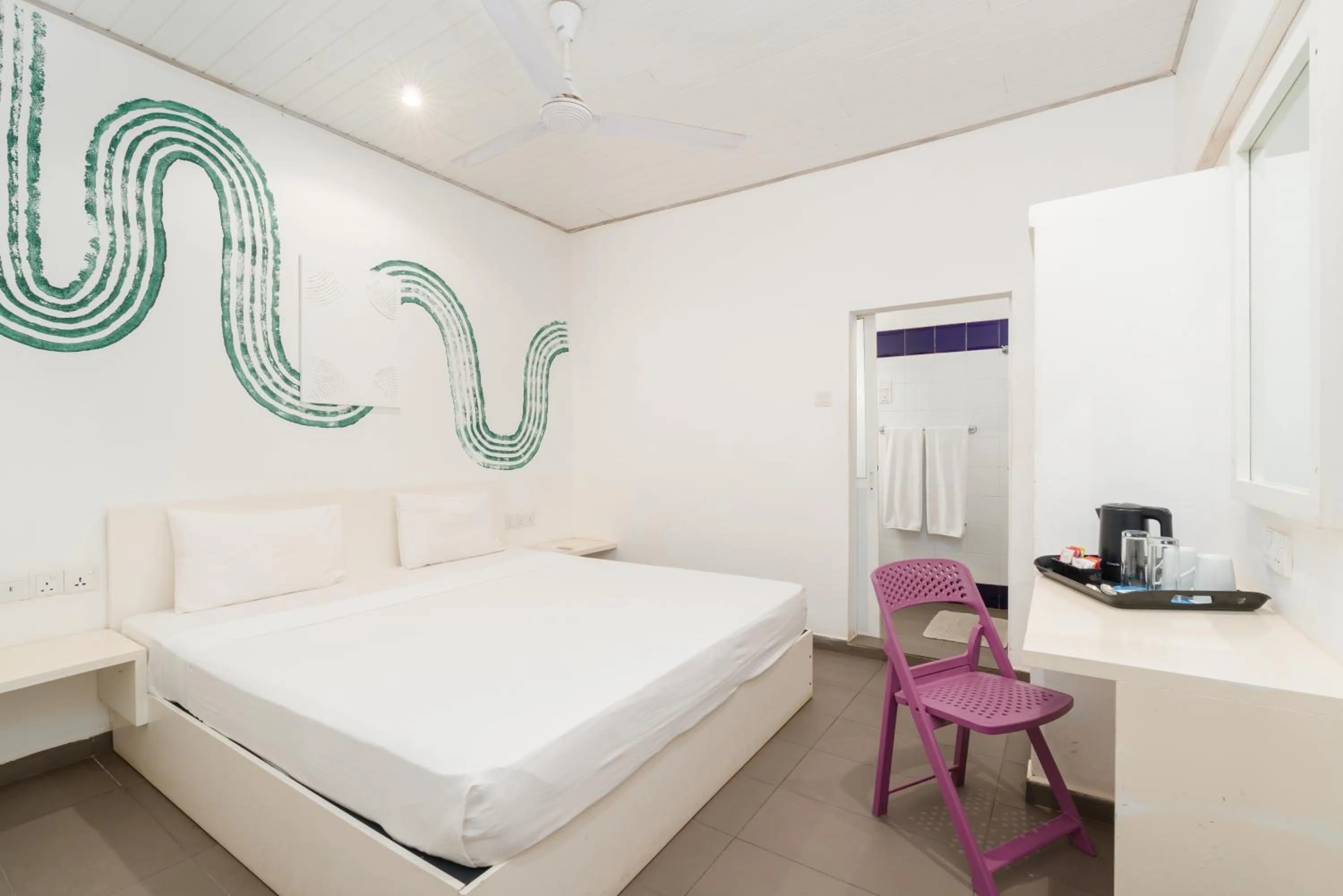 Bed in Hotel J Negombo