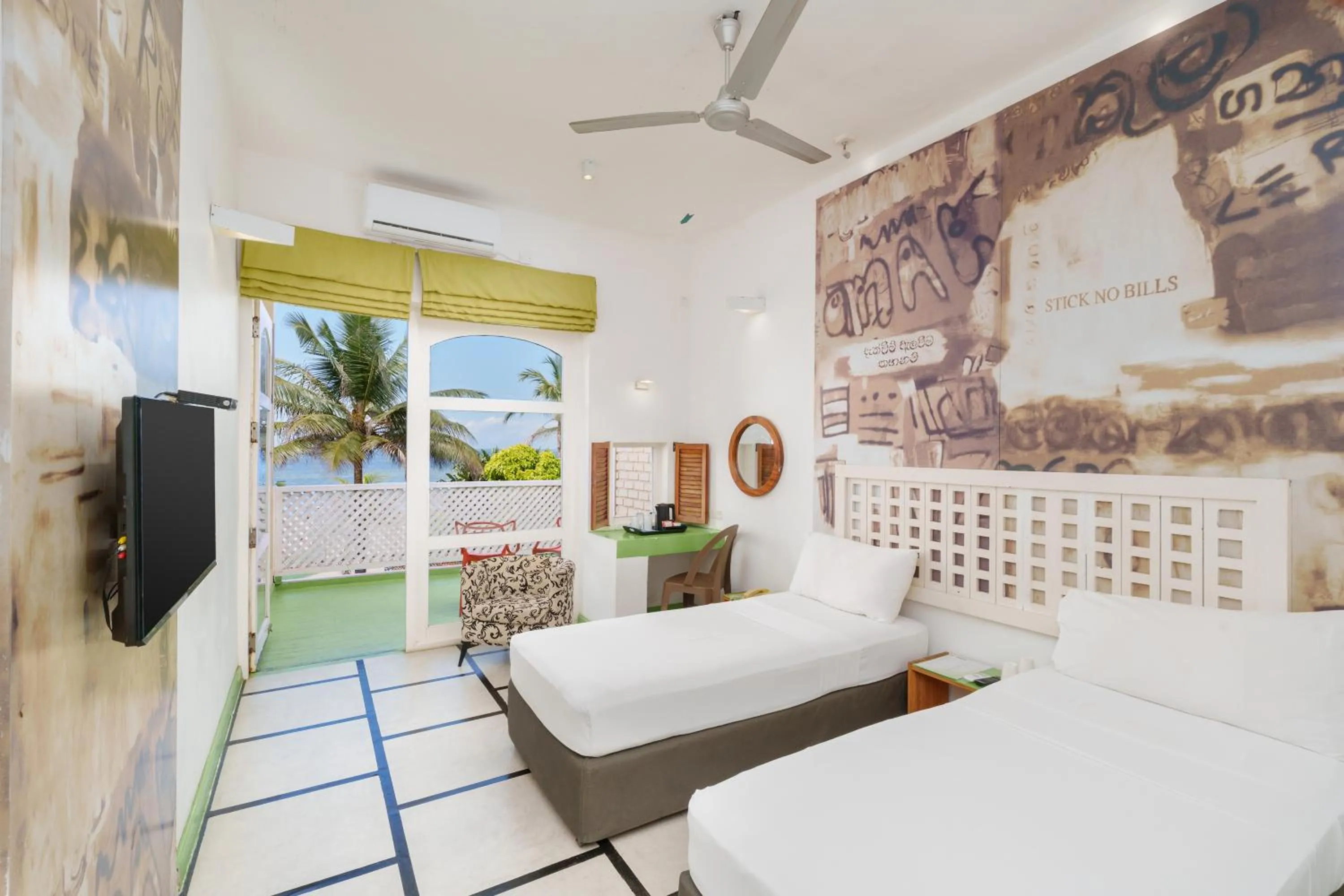 Bed in Hotel J Negombo