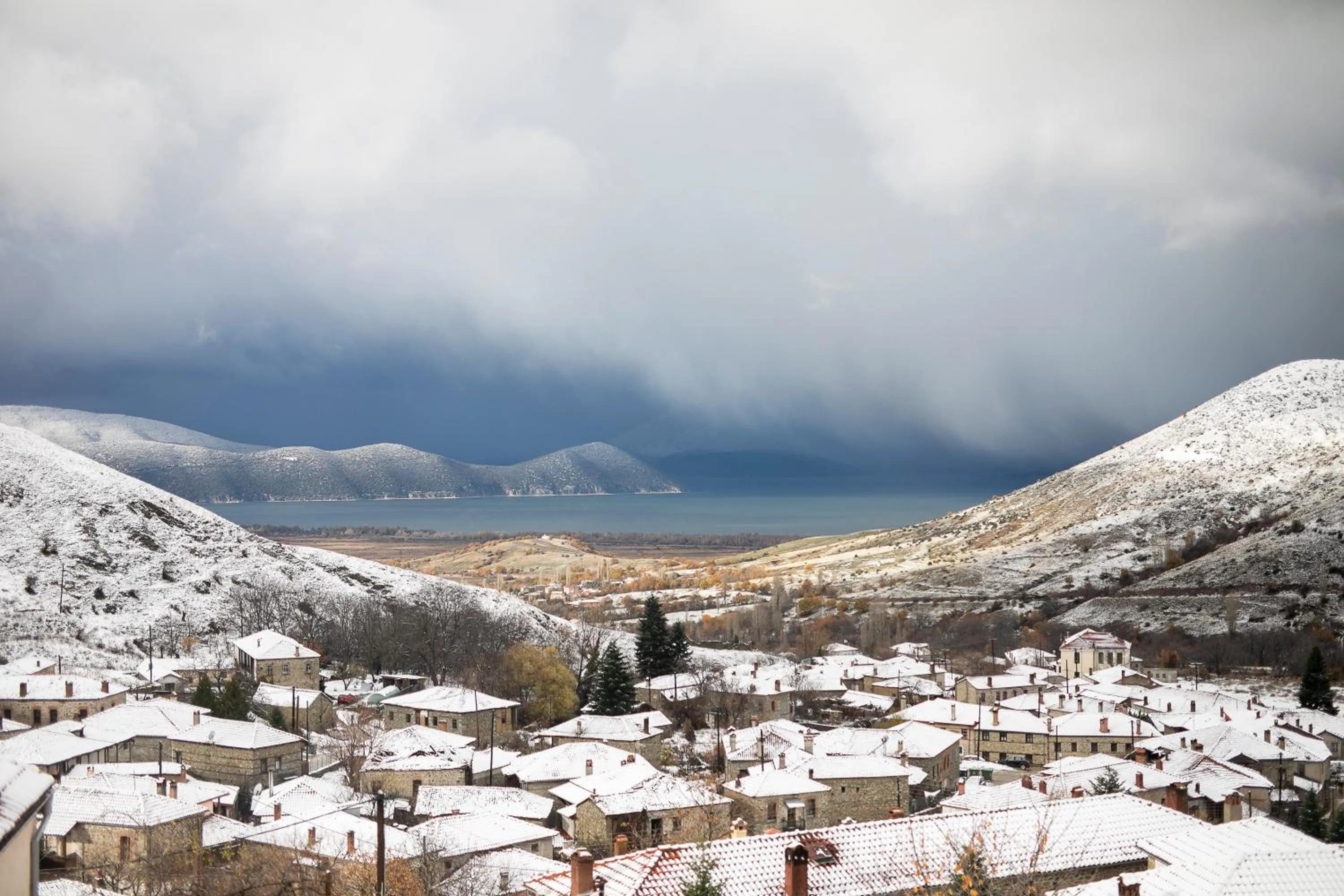 Winter in Panorama Prespes