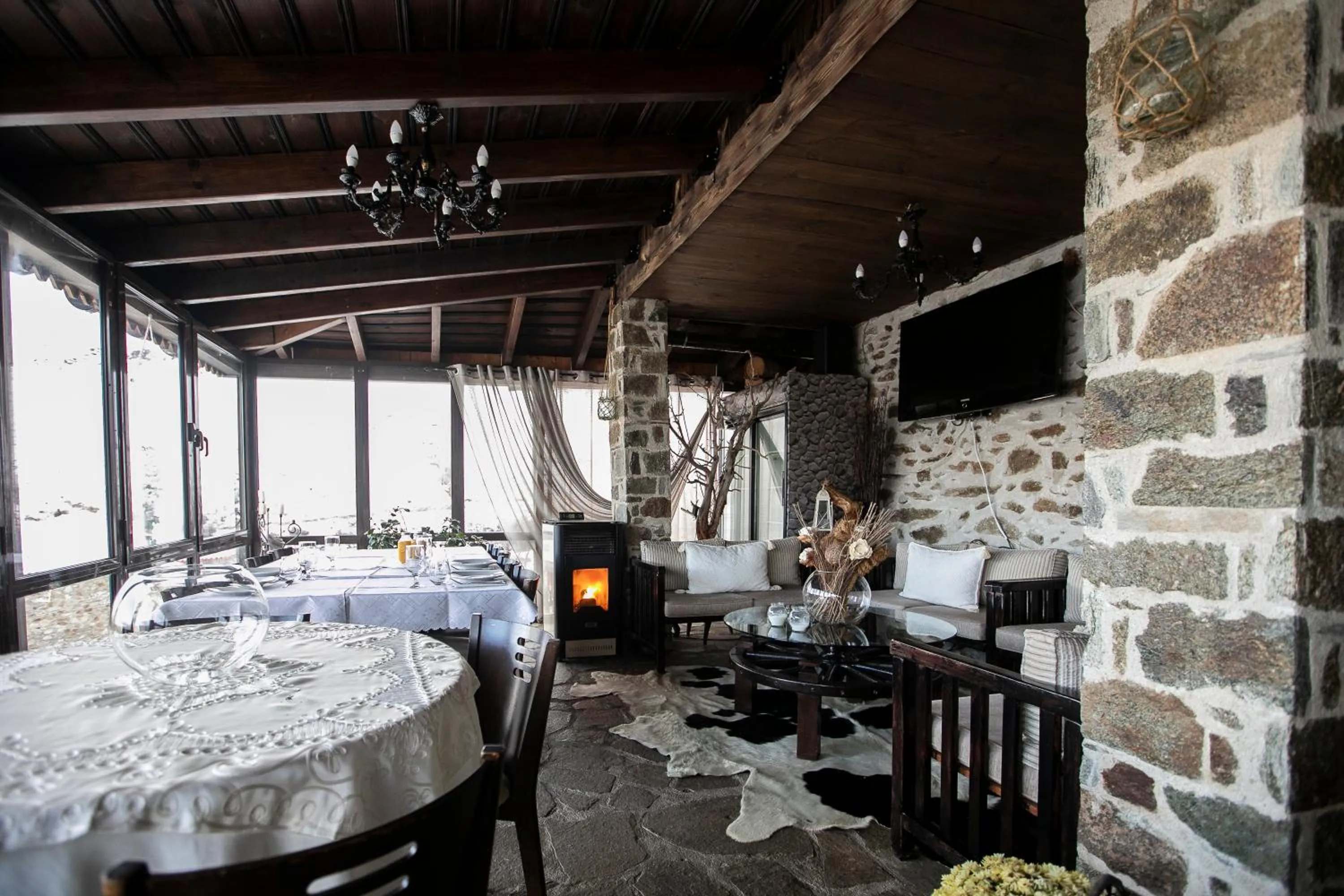 Lobby or reception in Panorama Prespes