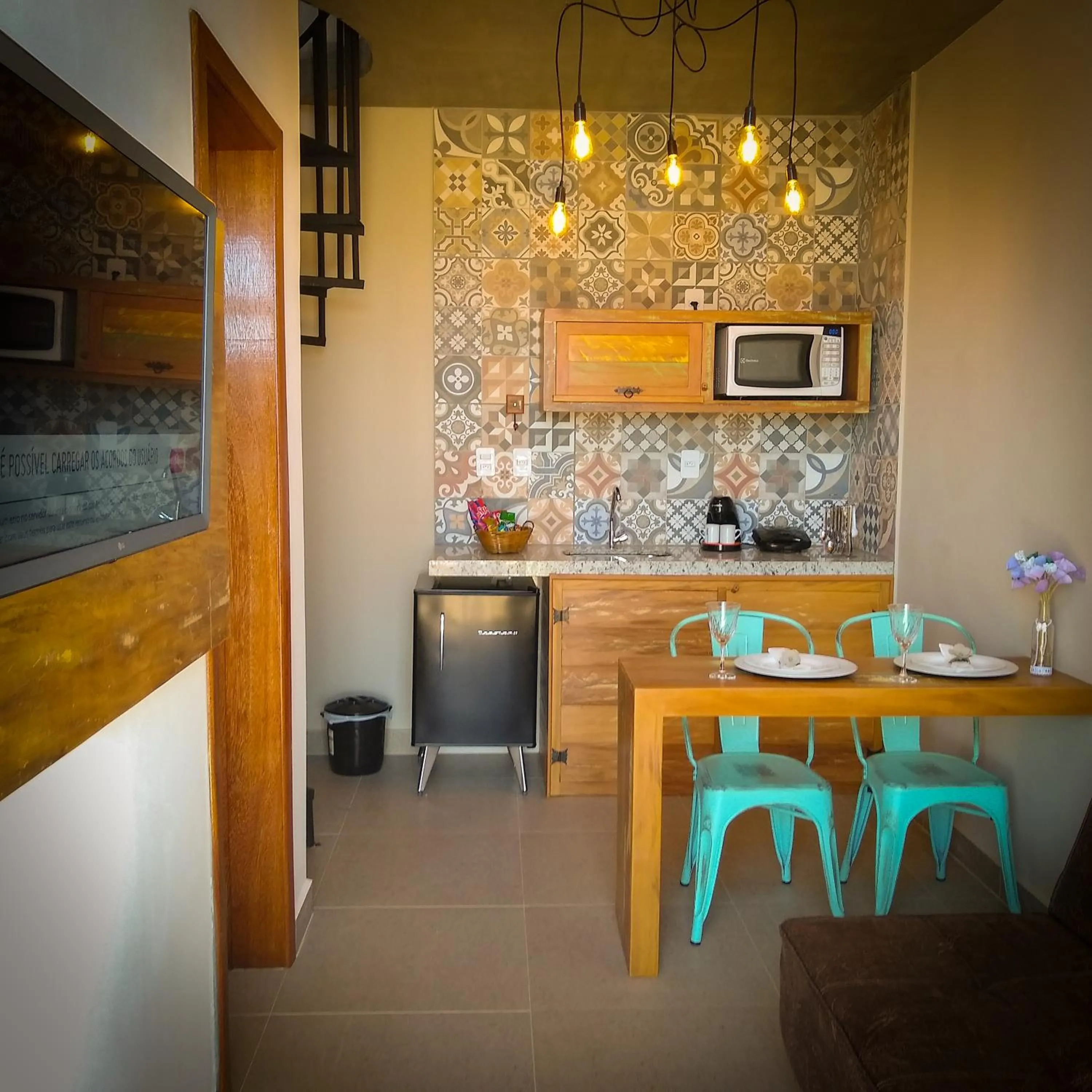 Kitchen or kitchenette in Chalés Belo Vale - Tiradentes