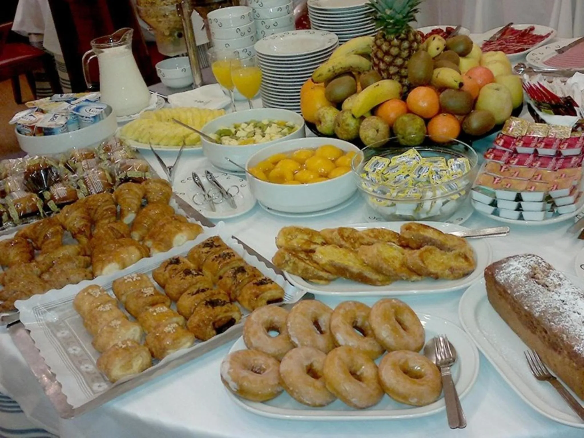 Continental breakfast in Hotel Peninsular