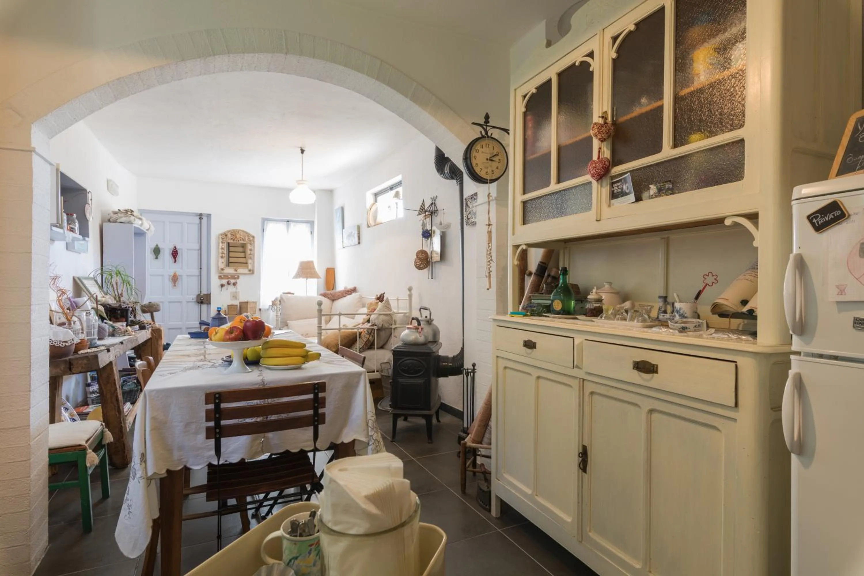 Kitchen or kitchenette in B&B Cà de Badin