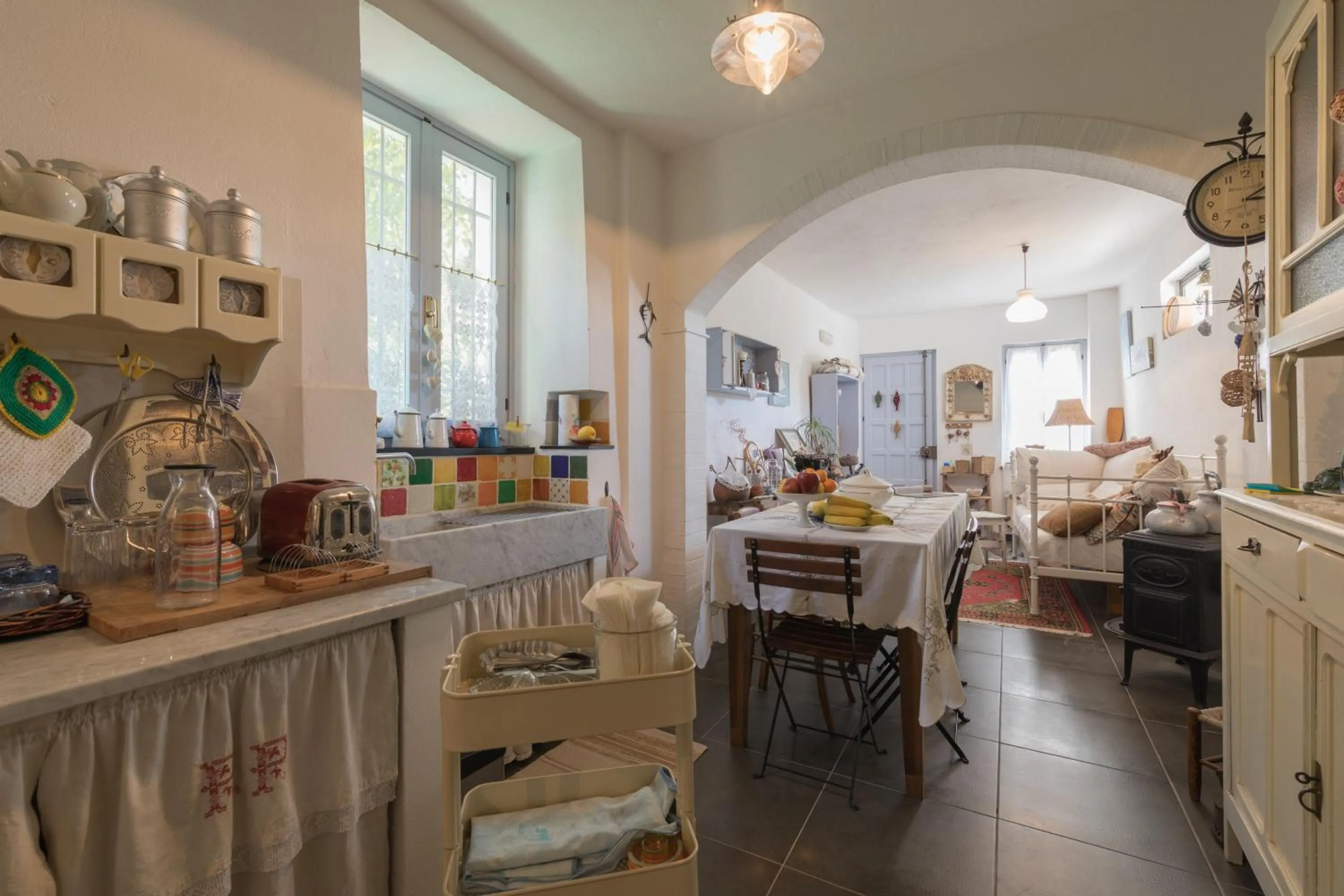 Kitchen or kitchenette in B&B Cà de Badin
