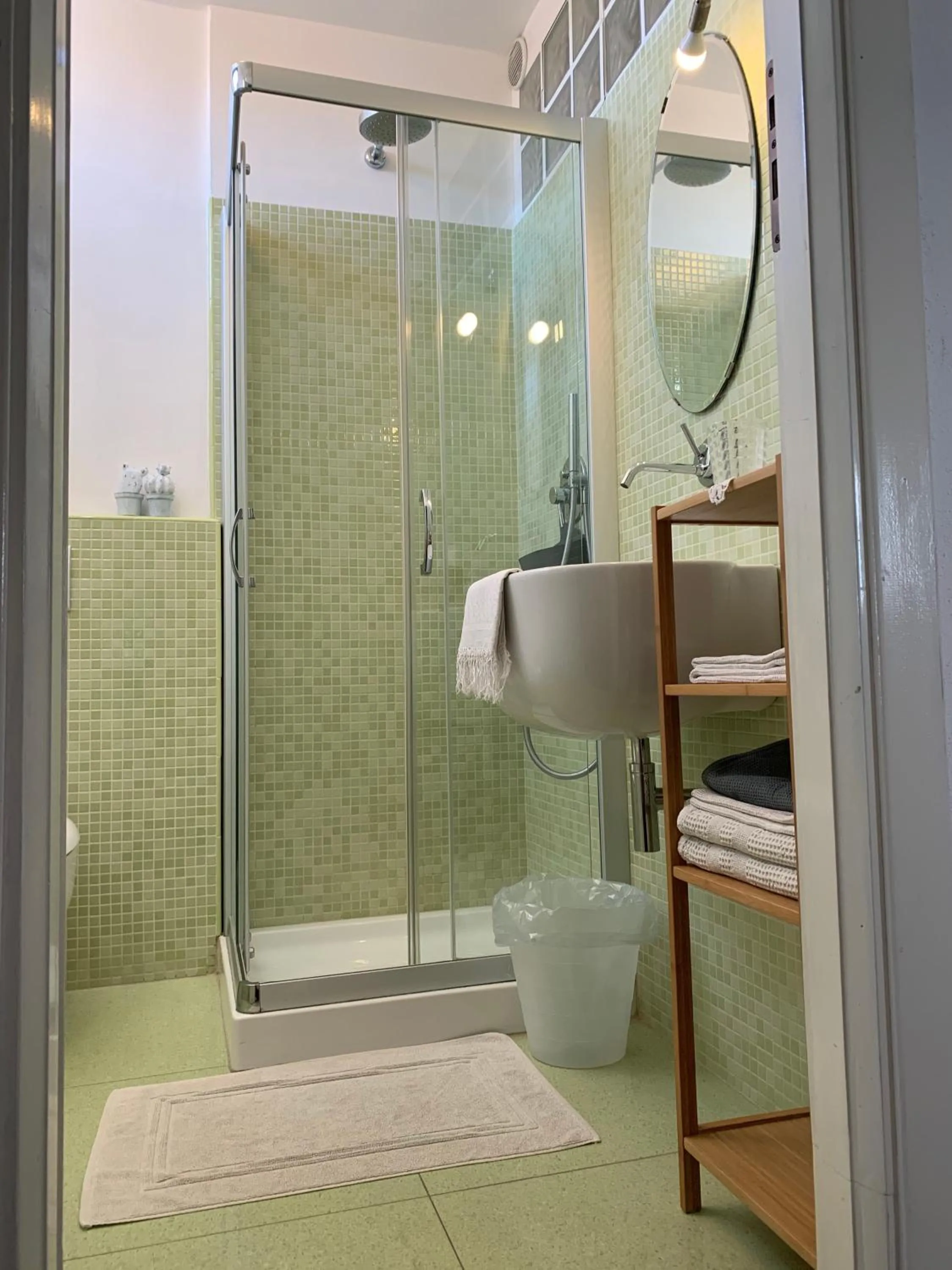 Shower in B&B Cà de Badin