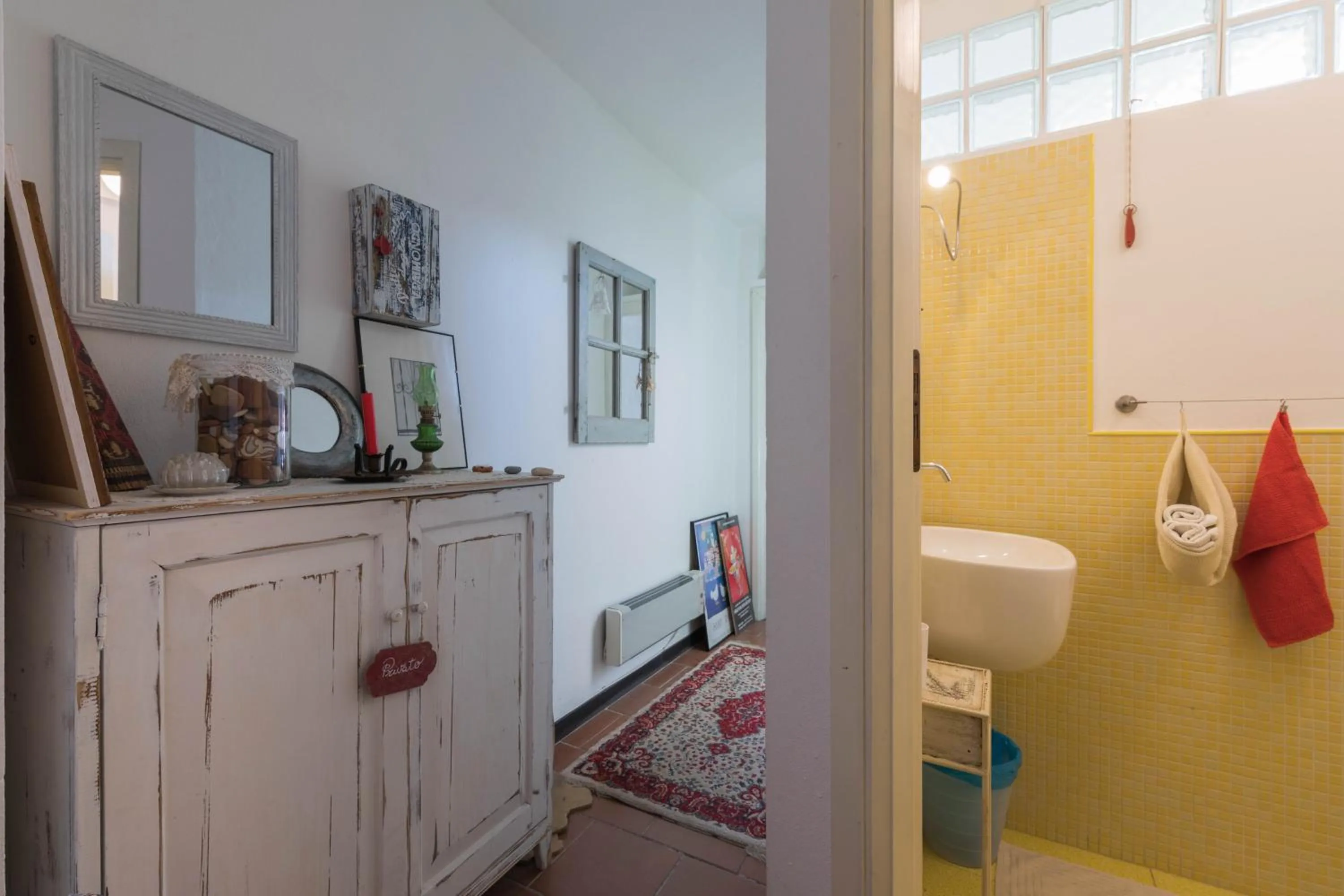 Shower in B&B Cà de Badin